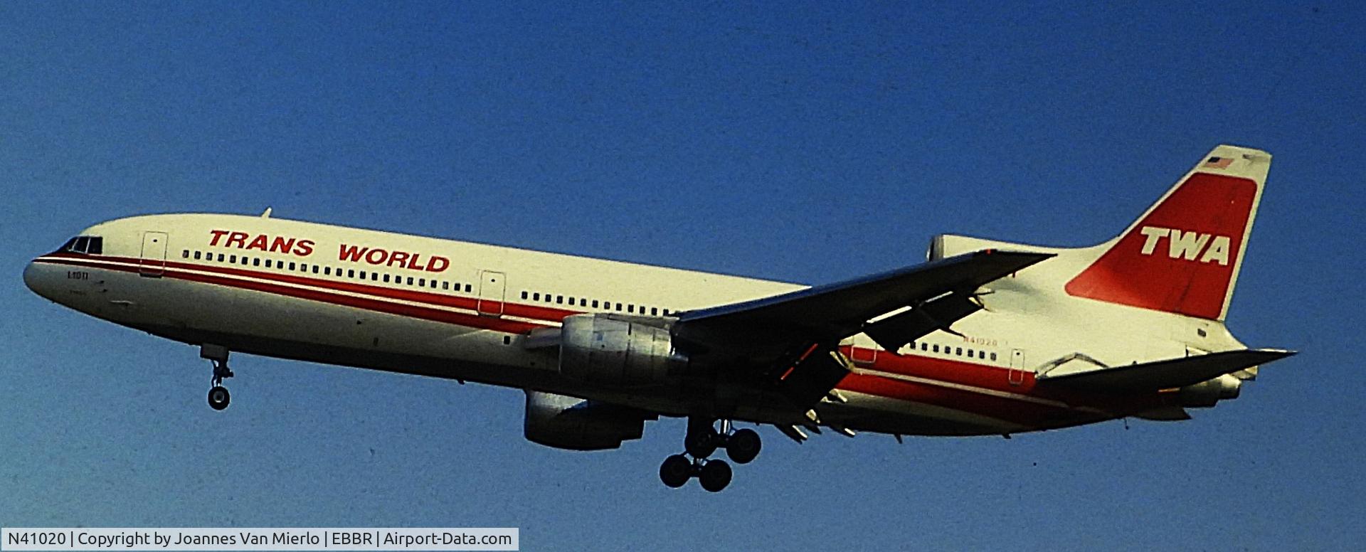 N41020, 1974 Lockheed L-1011-385-1 TriStar 50 C/N 193B-1072, ex-slide
