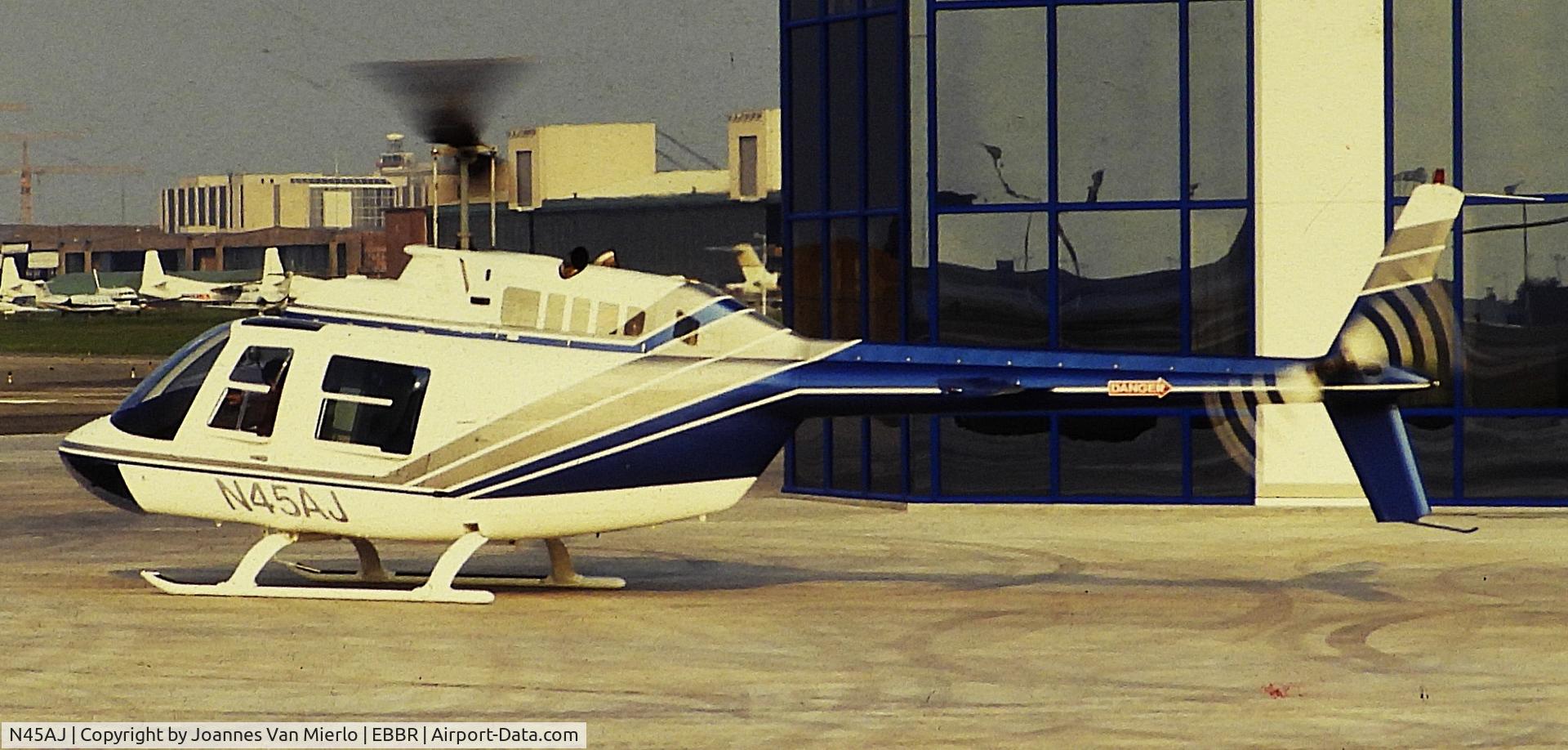 N45AJ, 1991 Bell 206B C/N 4155, ex-slide