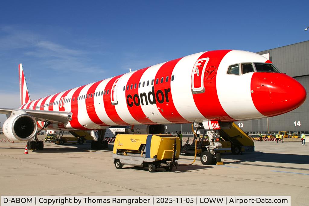 D-ABOM, 2000 Boeing 757-330 C/N 29022, Condor Boeing 757-300 farewell flight