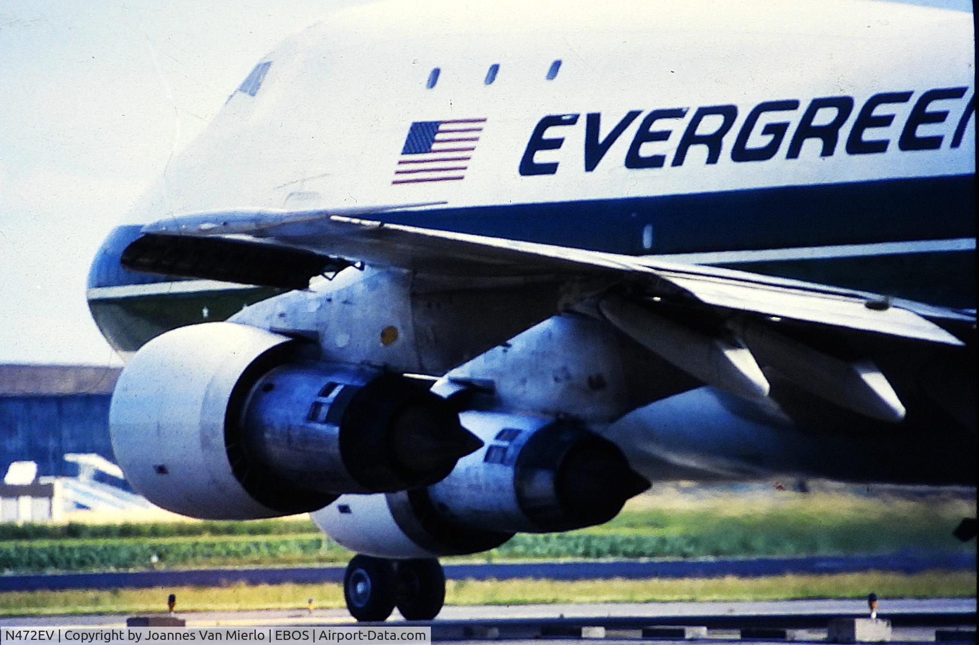 N472EV, 1971 Boeing 747-131 C/N 20320, ex-slide