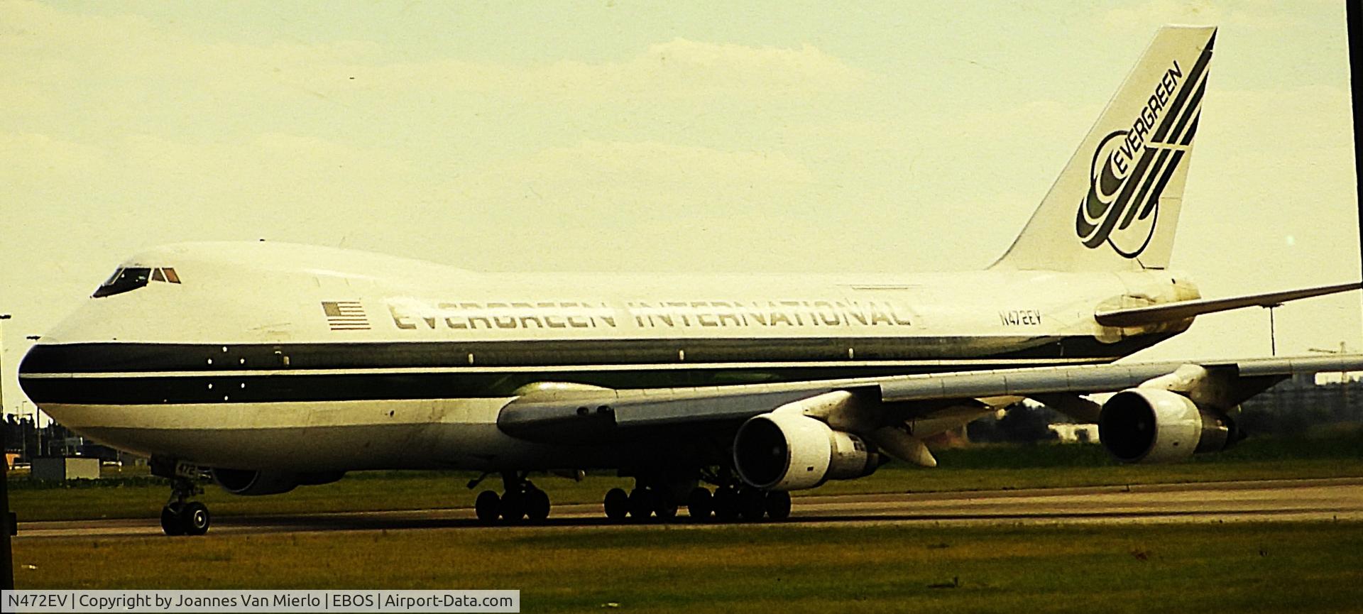 N472EV, 1971 Boeing 747-131 C/N 20320, ex-slide