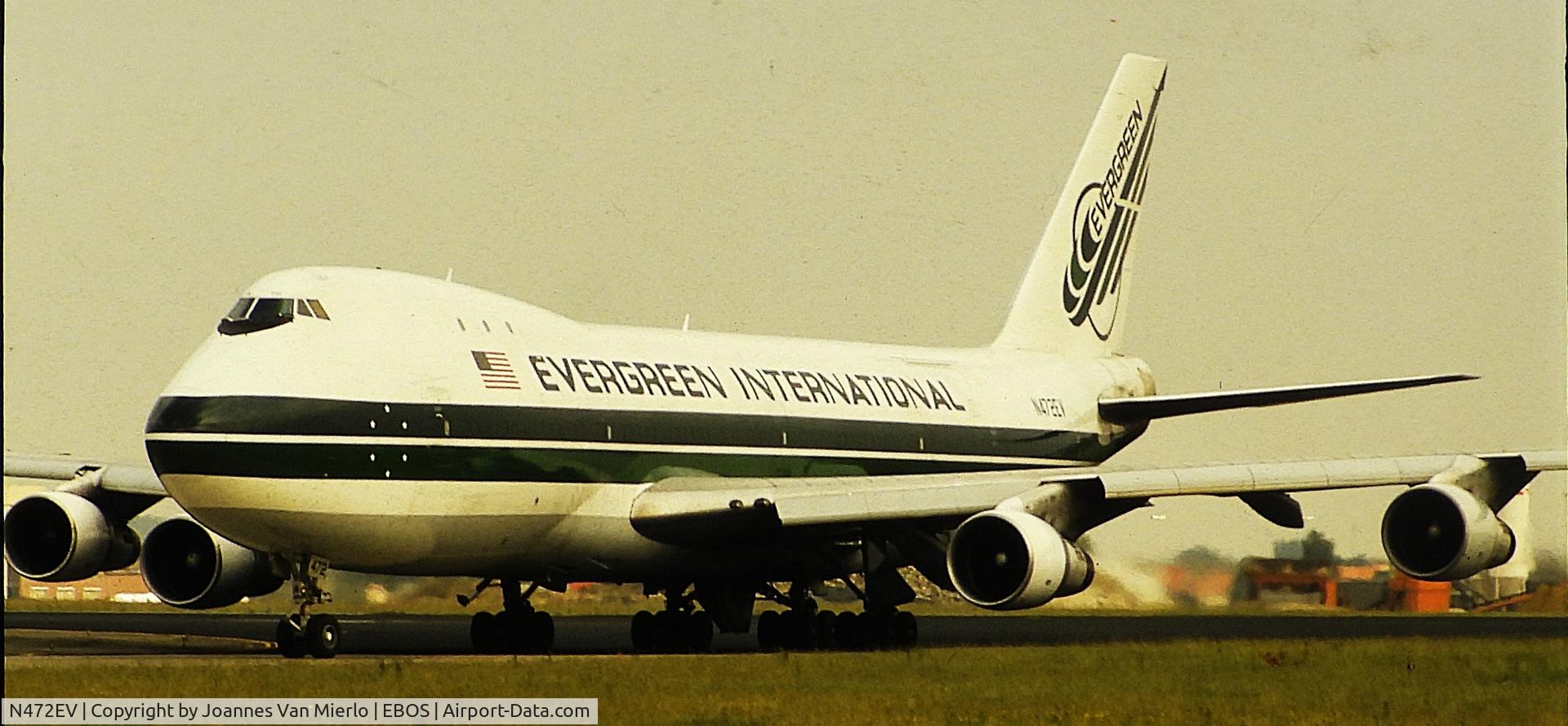 N472EV, 1971 Boeing 747-131 C/N 20320, ex-slide