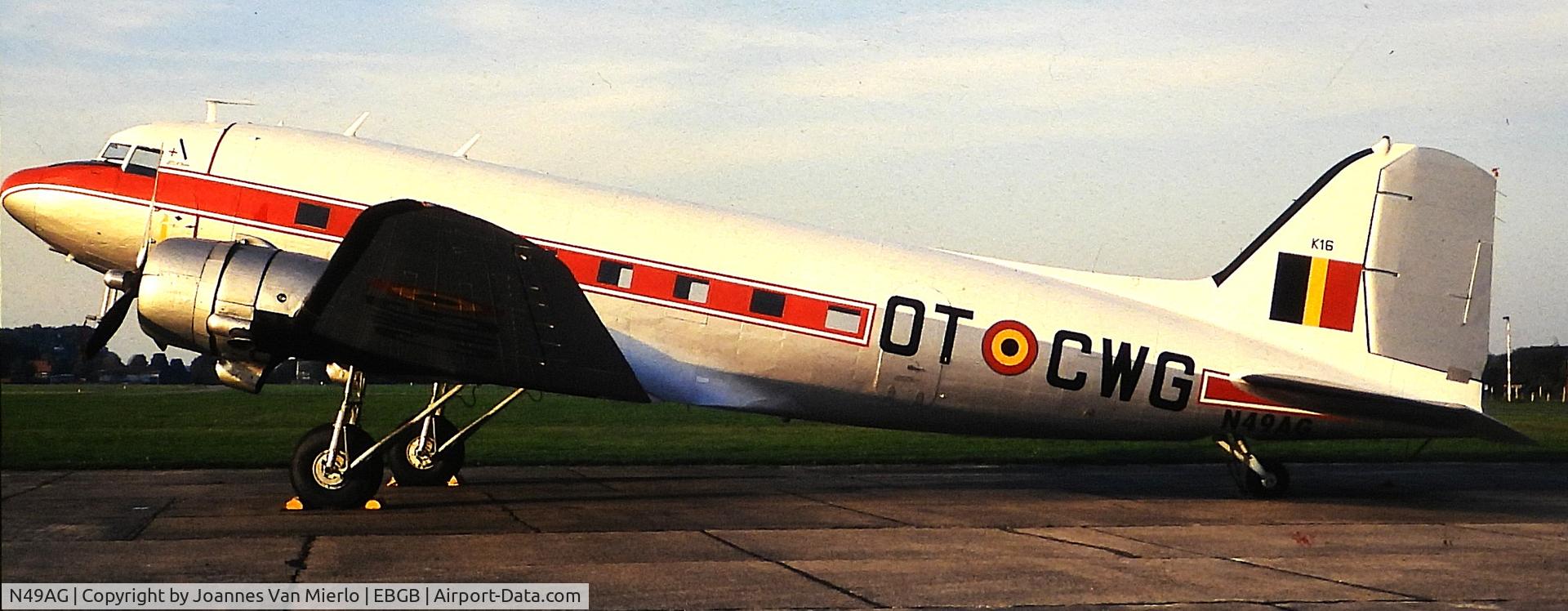 N49AG, 1943 Douglas DC-3A C/N 11737, ex-slide
