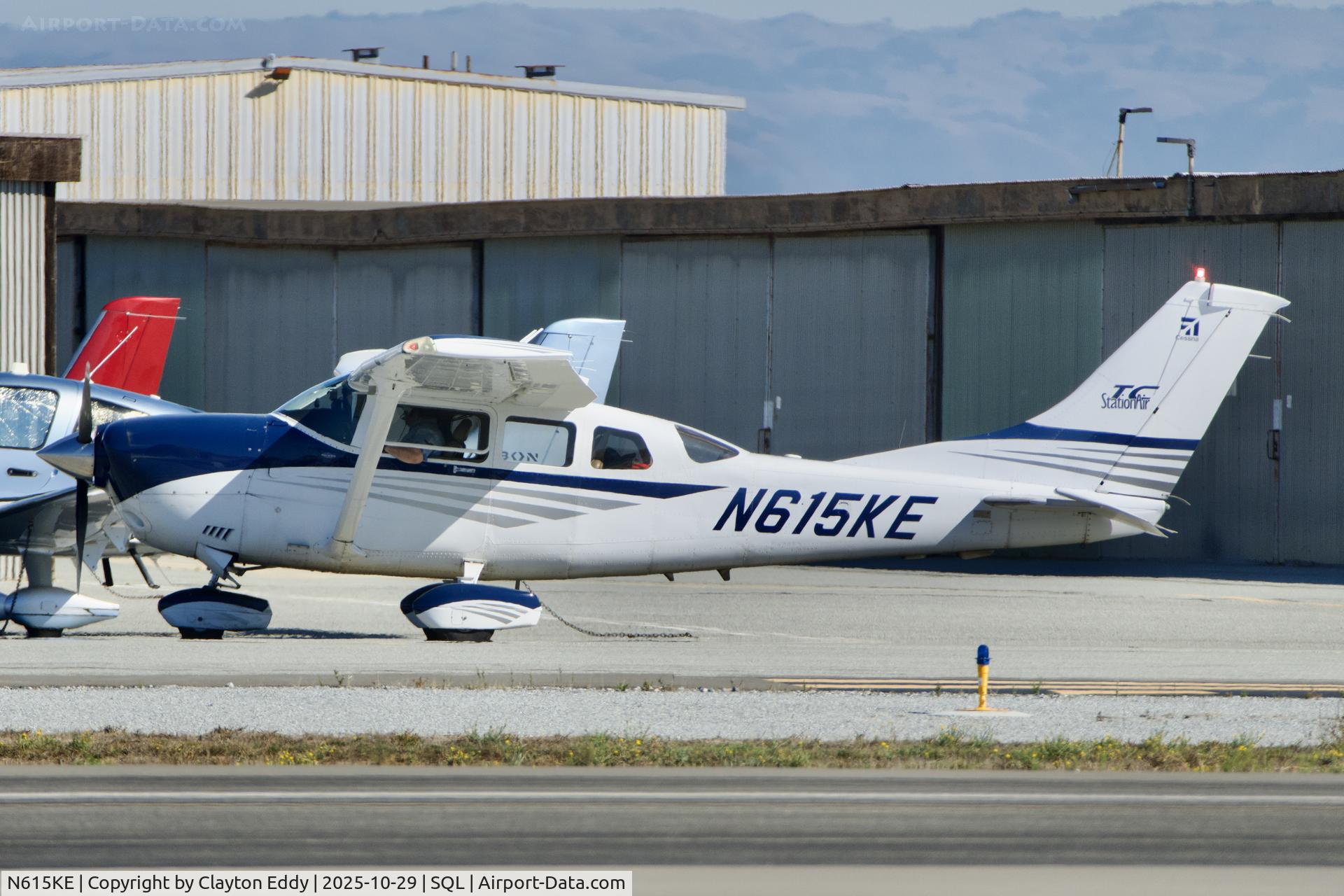 N615KE, 2004 Cessna T206H Turbo Stationair C/N T20608464, San Carlos airport in California 2025