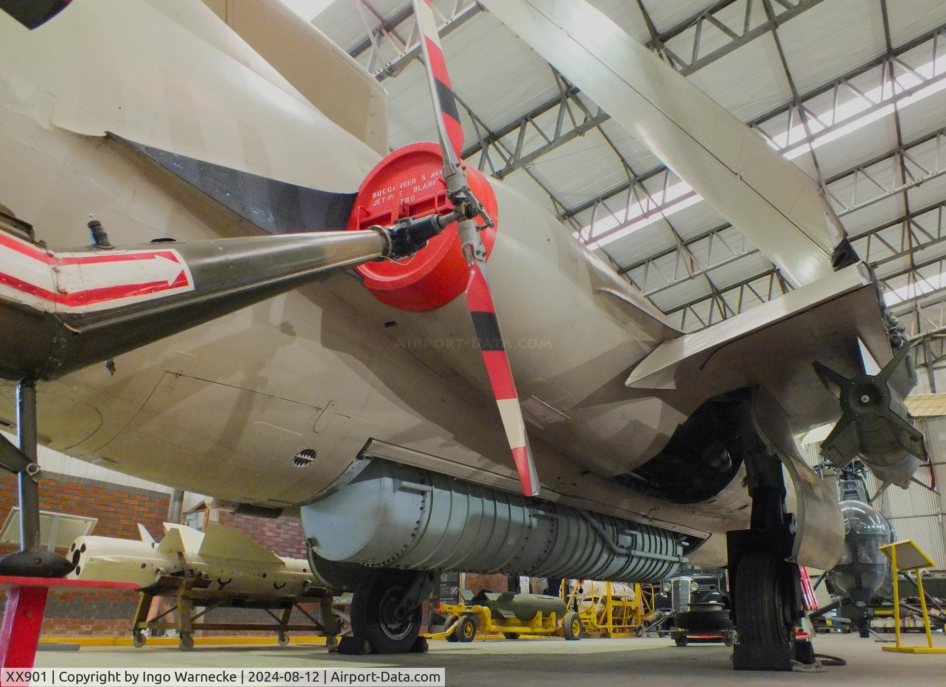 XX901, 1977 Hawker Siddeley Buccaneer S.2B C/N B3-06-75, Blackburn (Hawker Siddeley) Buccaneer S2B at the Yorkshire Air Museum, Elvington