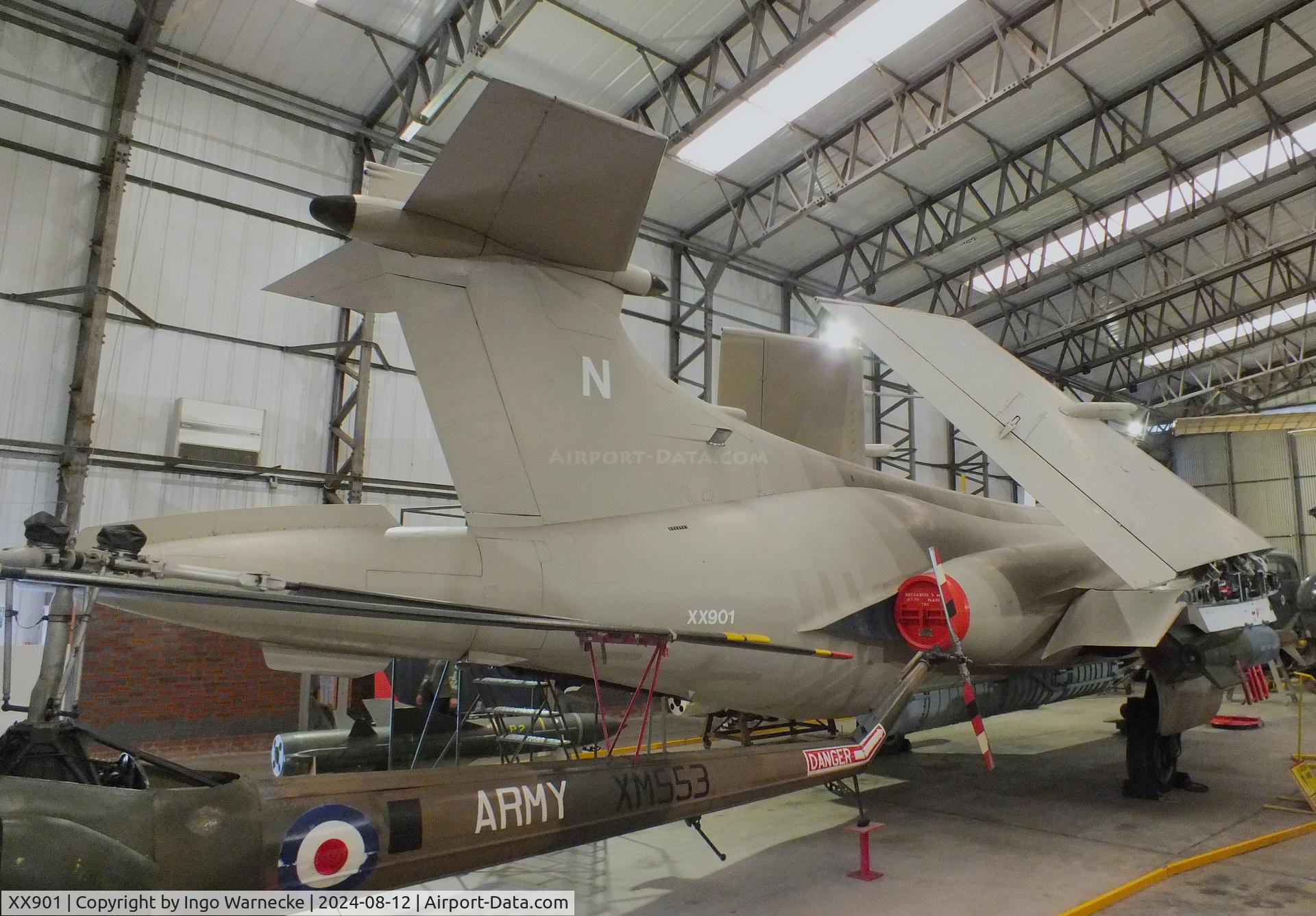 XX901, 1977 Hawker Siddeley Buccaneer S.2B C/N B3-06-75, Blackburn (Hawker Siddeley) Buccaneer S2B at the Yorkshire Air Museum, Elvington