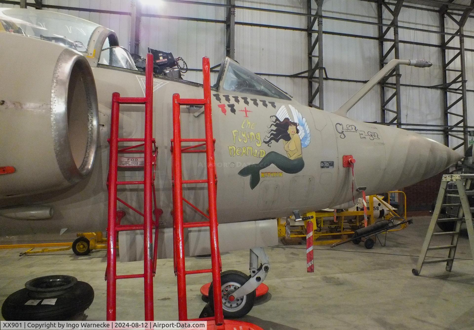 XX901, 1977 Hawker Siddeley Buccaneer S.2B C/N B3-06-75, Blackburn (Hawker Siddeley) Buccaneer S2B at the Yorkshire Air Museum, Elvington