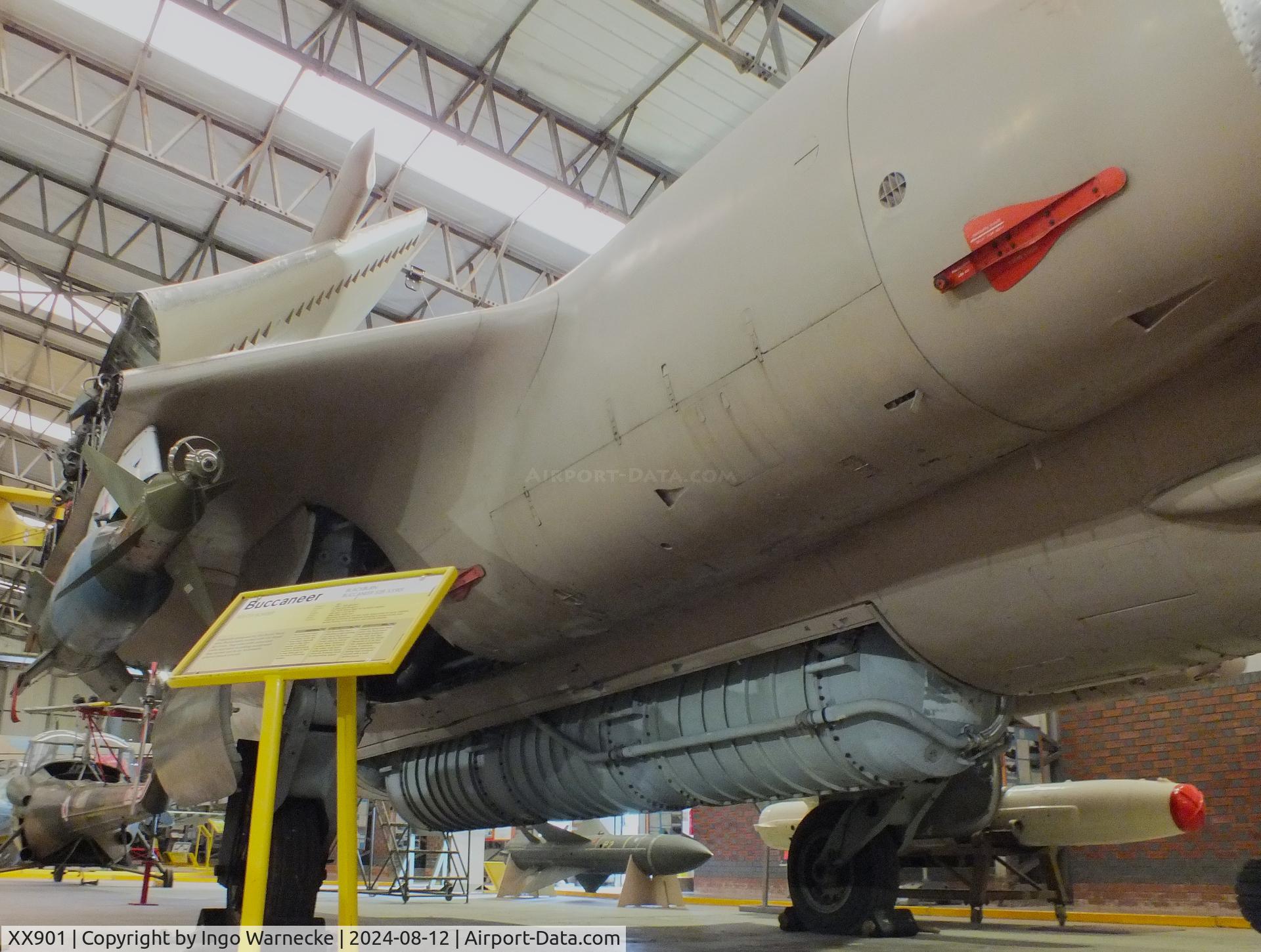 XX901, 1977 Hawker Siddeley Buccaneer S.2B C/N B3-06-75, Blackburn (Hawker Siddeley) Buccaneer S2B at the Yorkshire Air Museum, Elvington