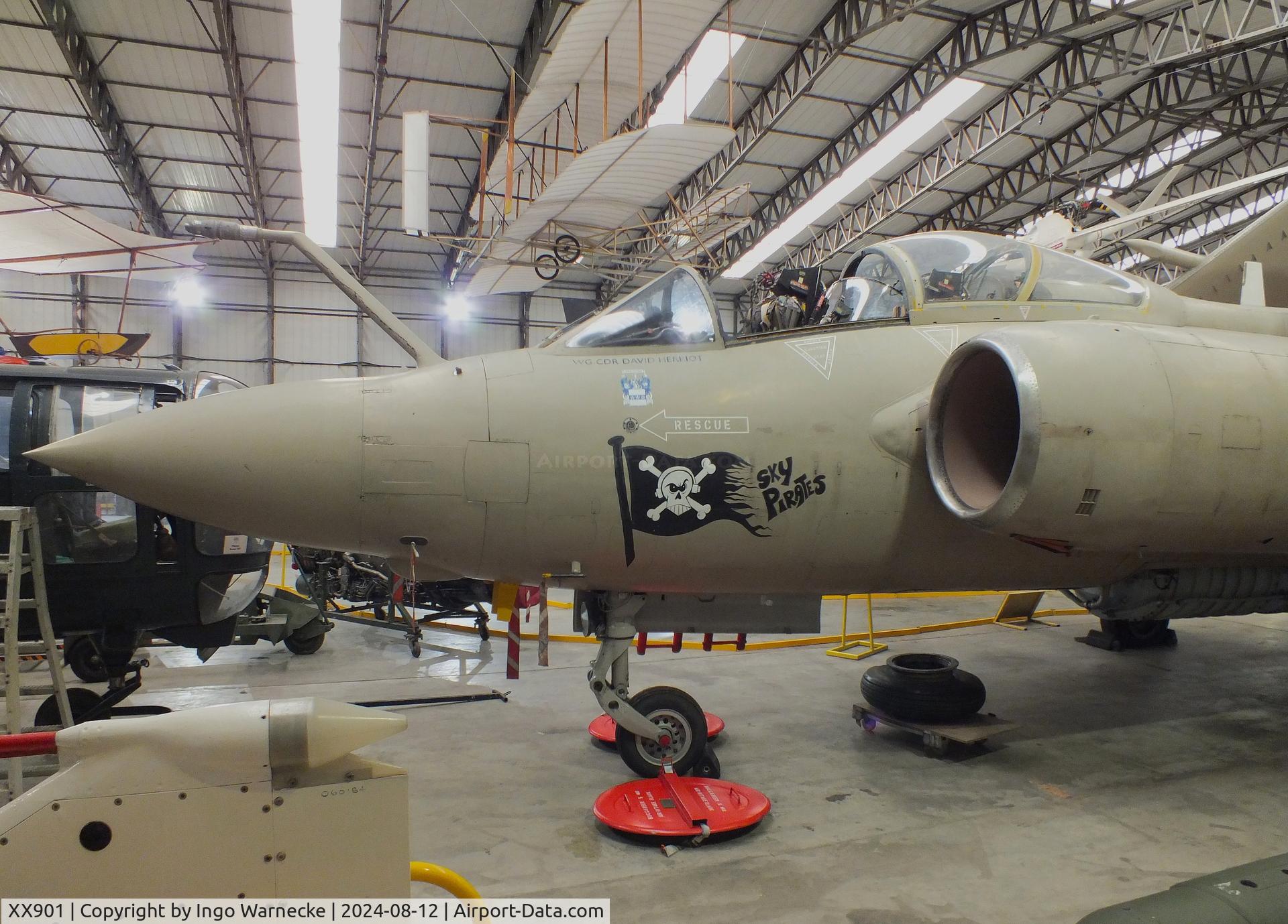 XX901, 1977 Hawker Siddeley Buccaneer S.2B C/N B3-06-75, Blackburn (Hawker Siddeley) Buccaneer S2B at the Yorkshire Air Museum, Elvington