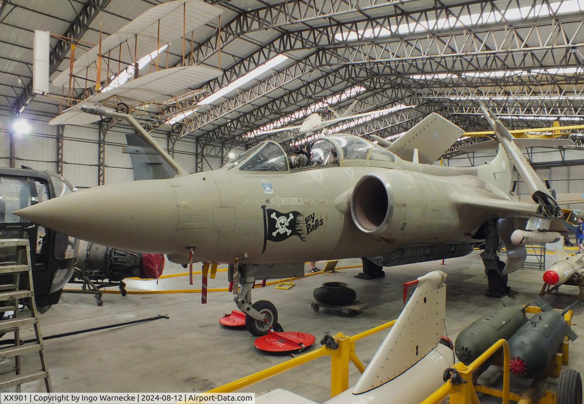 XX901, 1977 Hawker Siddeley Buccaneer S.2B C/N B3-06-75, Blackburn (Hawker Siddeley) Buccaneer S2B at the Yorkshire Air Museum, Elvington