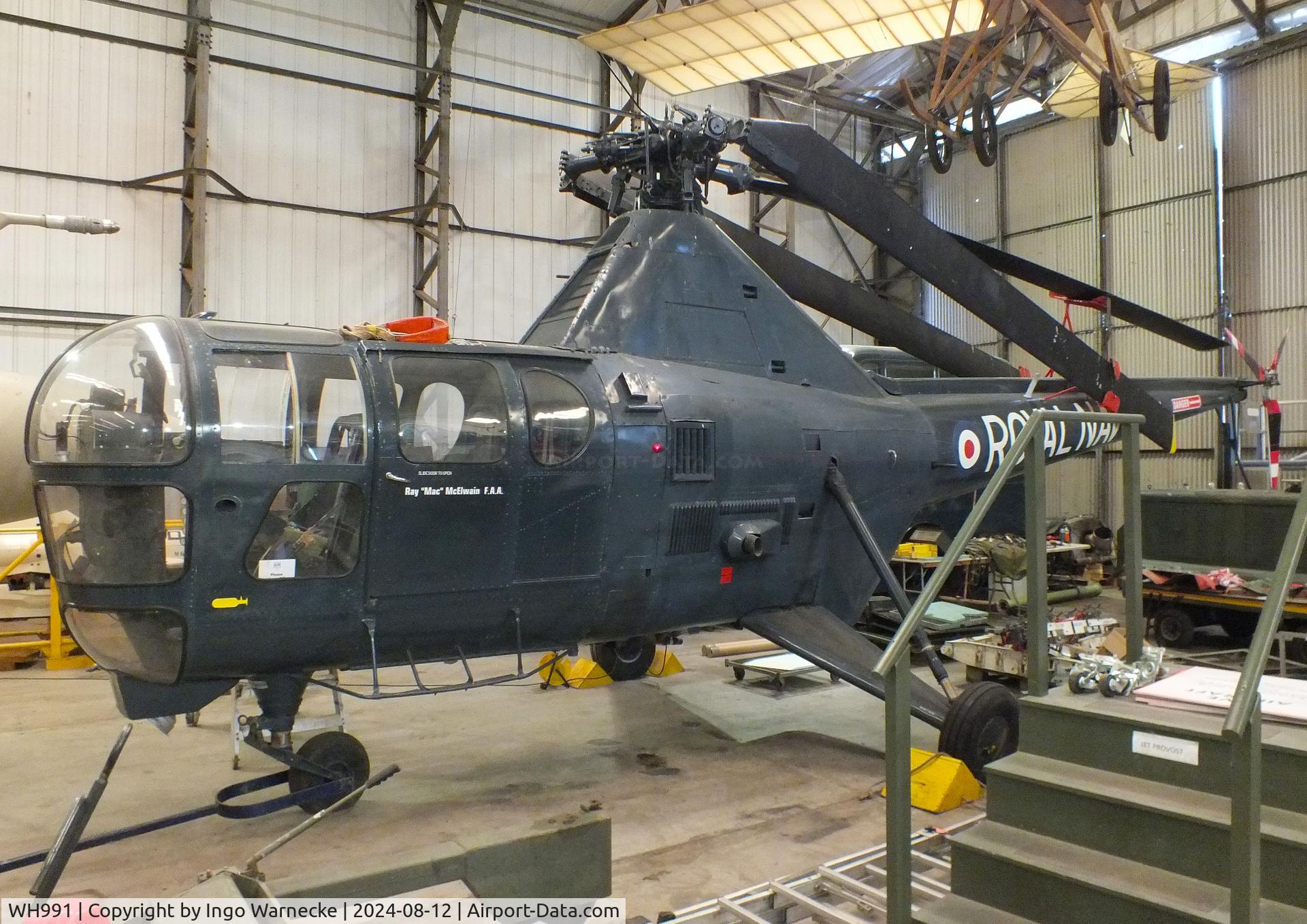 WH991, Westland Dragonfly HR.3 C/N WA/H/67, Westland Dragonfly HR3 at the Yorkshire Air Museum, Elvington