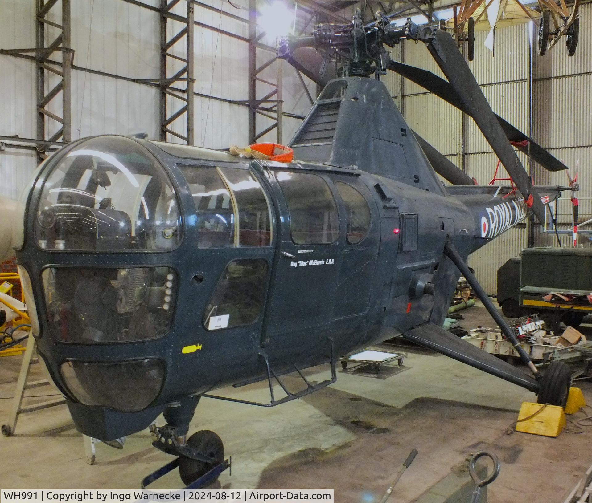 WH991, Westland Dragonfly HR.3 C/N WA/H/67, Westland Dragonfly HR3 at the Yorkshire Air Museum, Elvington