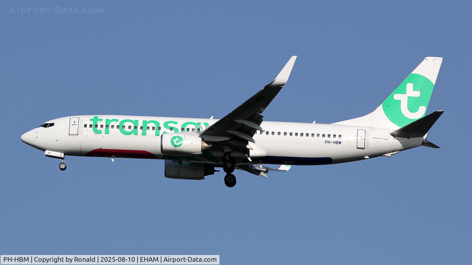 PH-HBM, 2010 Boeing 737-82R C/N 40871, at spl