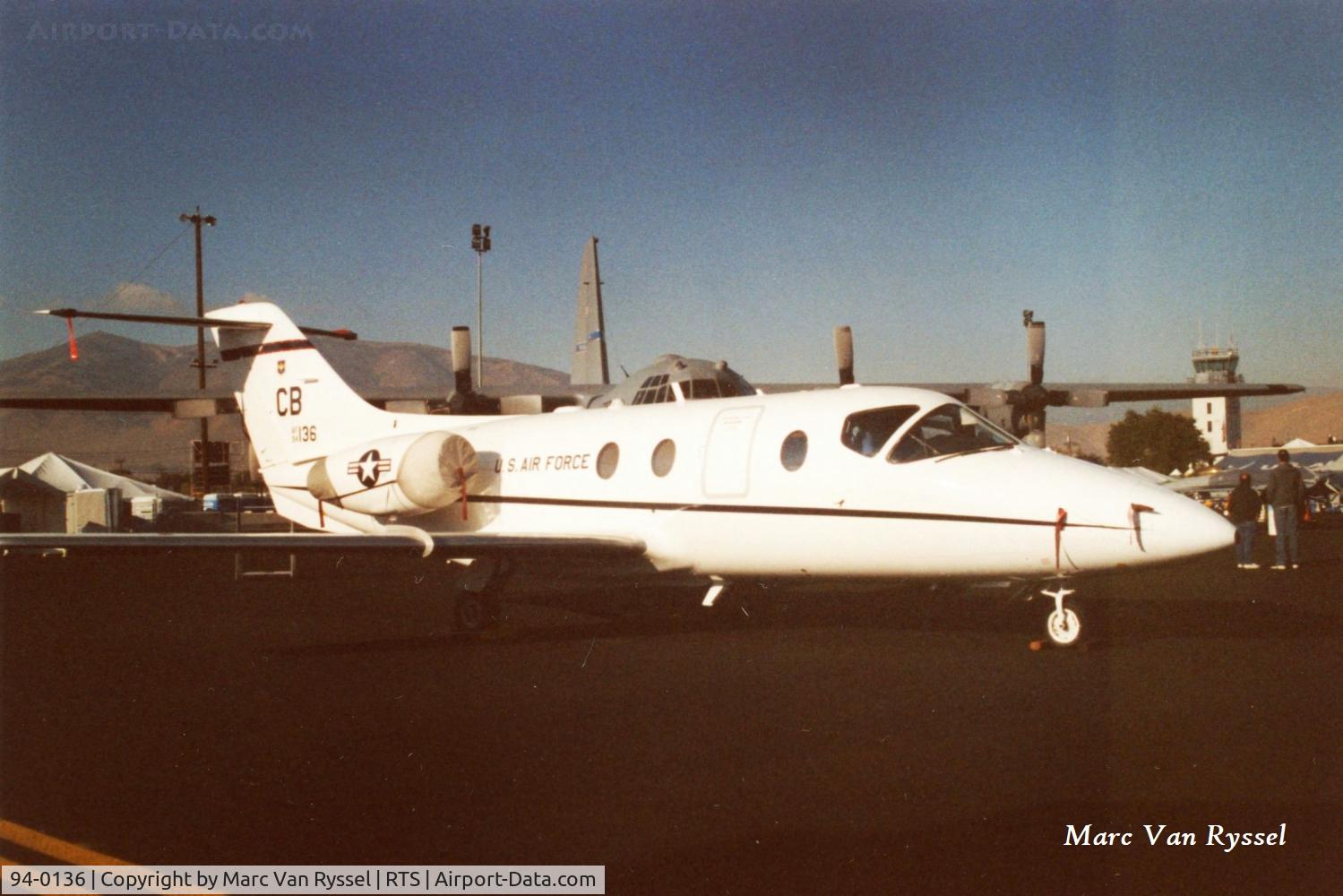 94-0136, 1994 Raytheon T-1A Jayhawk C/N TT-136, At Reno Air Races in 2006. 48FTS - 14FTW Columbus.