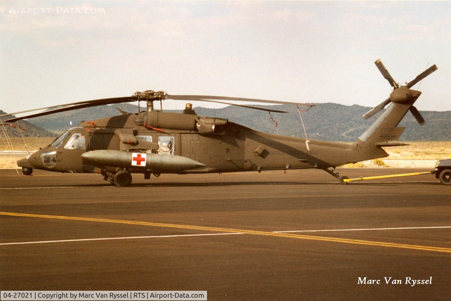 04-27021, Sikorsky HH-60L Black Hawk C/N 702867, At Reno Air Races in 2006.