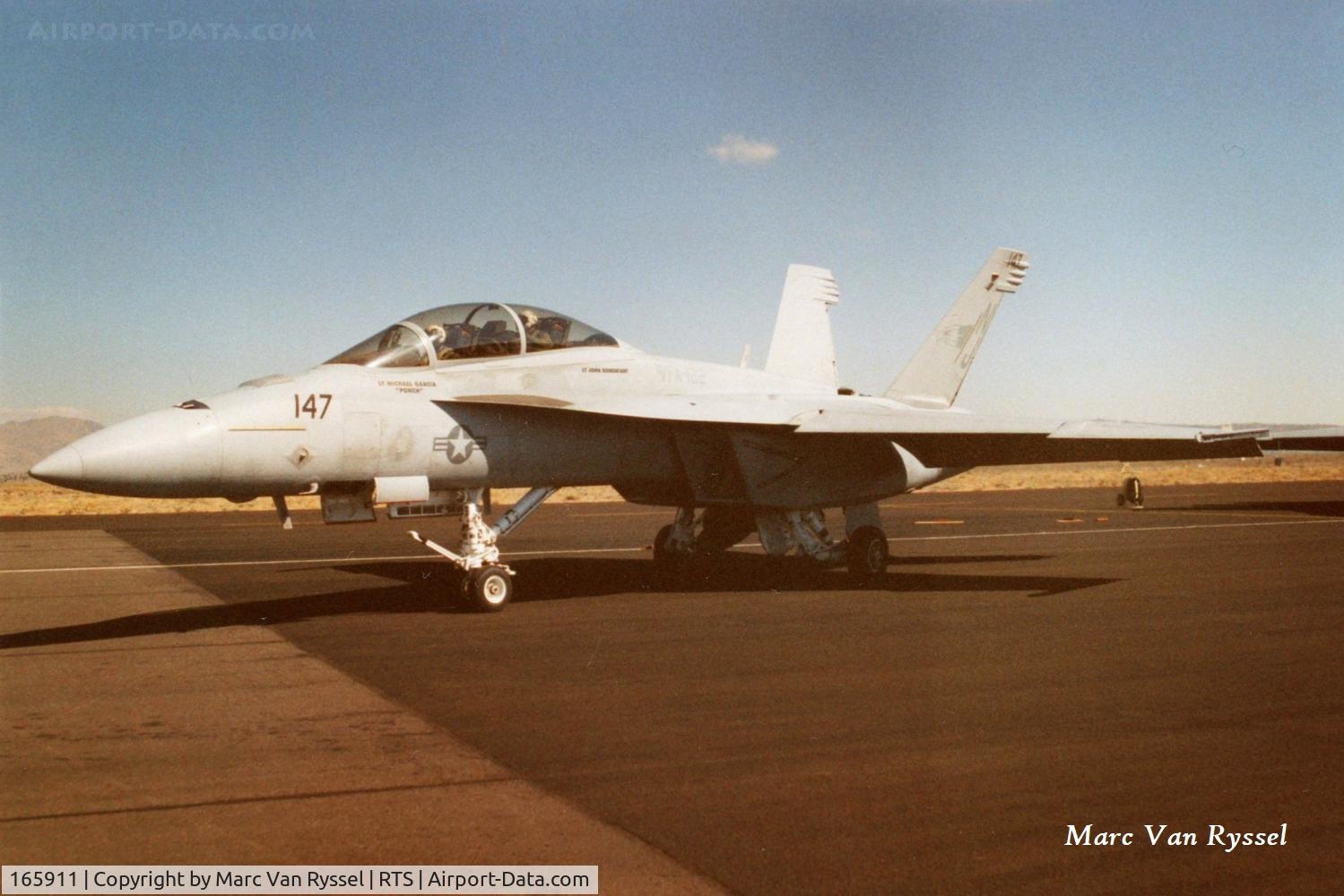 165911, Boeing F/A-18F Super Hornet C/N F057, At Reno Air Races in 2006.