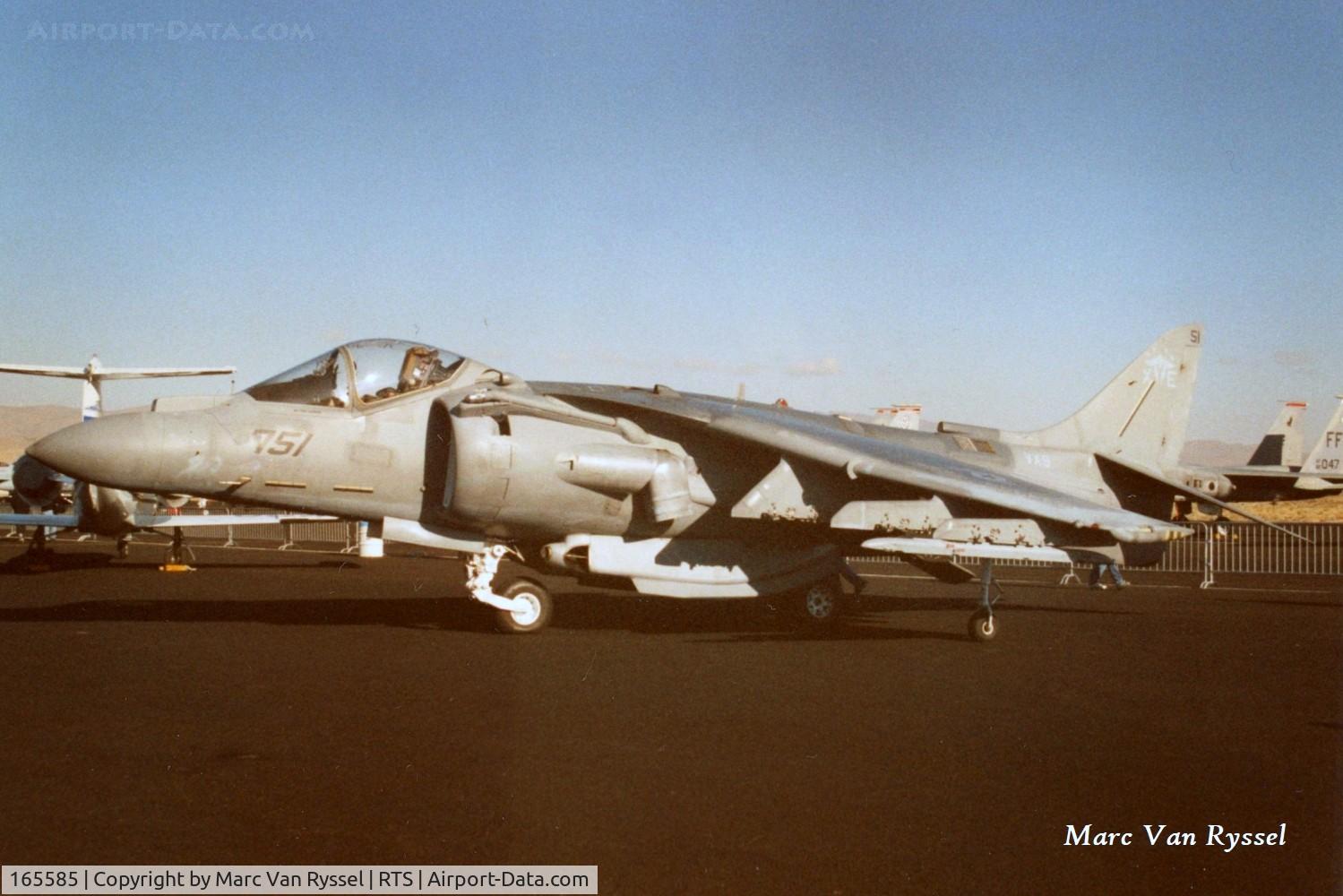 165585, McDonnell Douglas AV-8B+ Harrier II C/N 322, XE-751  165585 of VX-9 