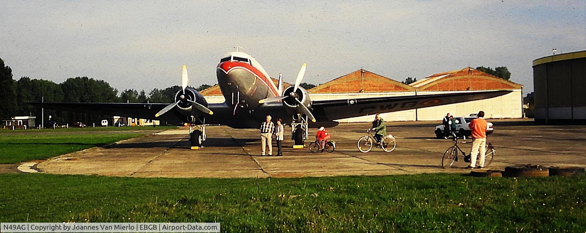 N49AG, 1943 Douglas DC-3A C/N 11737, ex-slide
