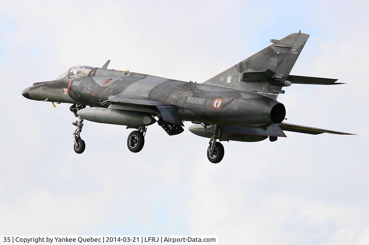 35, Dassault Super Etendard C/N 35, Dassault Super Etendard MER, Landivisiau Naval Air Base (LFRJ-LDV)