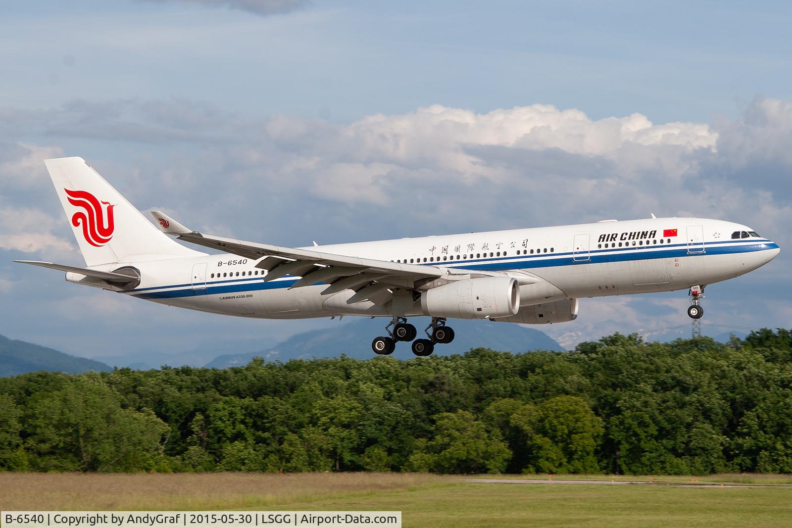 B-6540, 2011 Airbus A330-243 C/N 1282, Air China A330-200