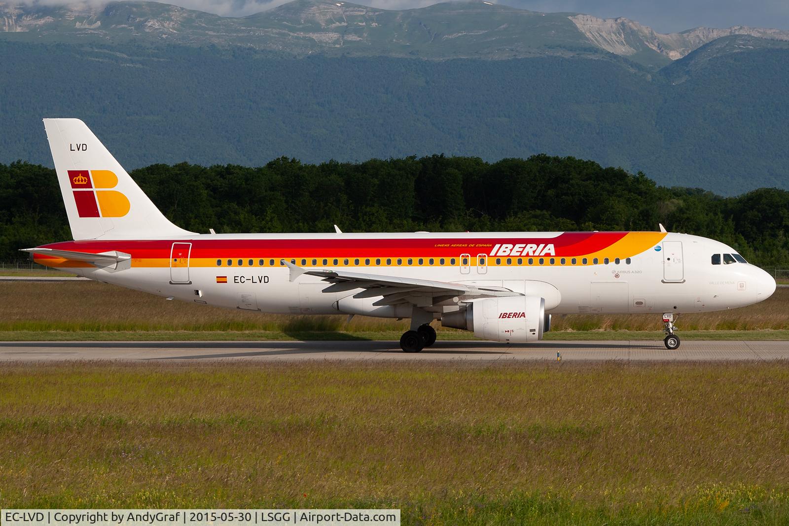 EC-LVD, 2013 Airbus A320-216 C/N 5570, Iberia A320