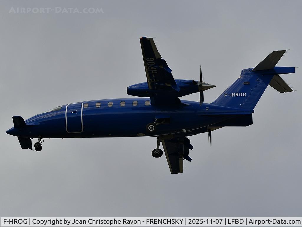 F-HROG, 2007 Piaggio P-180 Avanti C/N 1133, Fes (FEZ)	Bordeaux (BOD)	OYO2