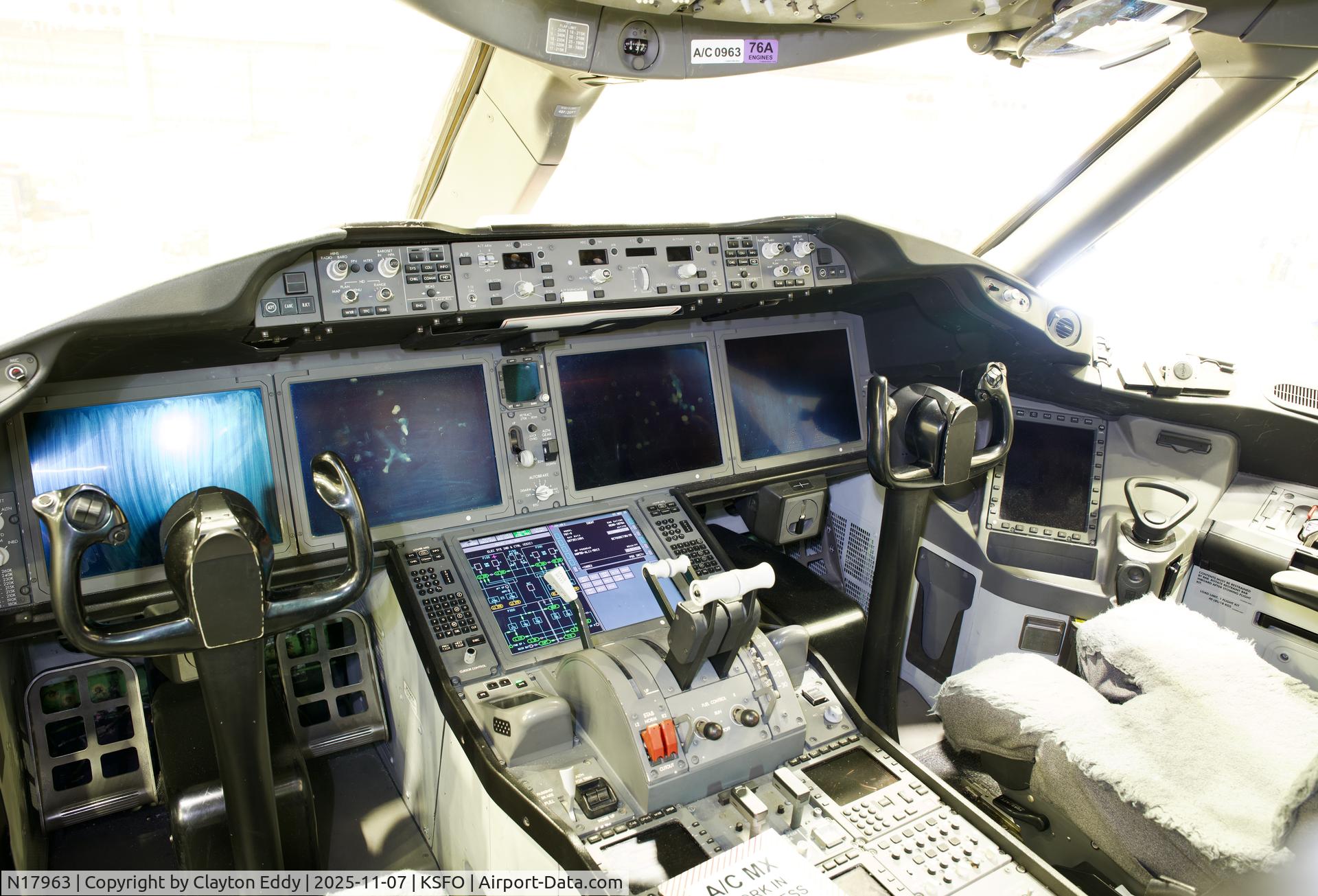 N17963, 2016 Boeing 787-9 Dreamliner C/N 37812, SFO 2025