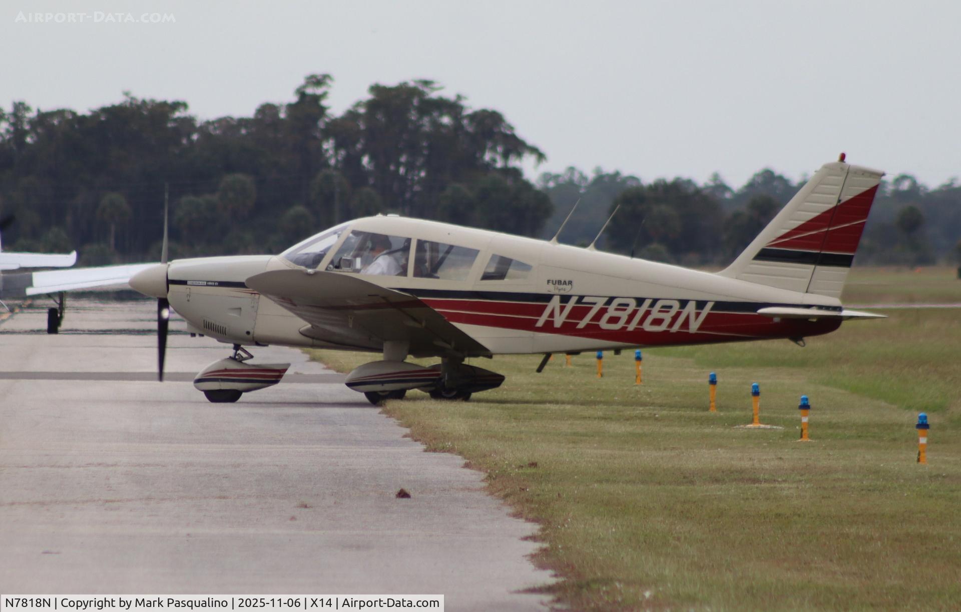 N7818N, 1968 Piper PA-28-180 Cherokee C/N 28-5270, Piper PA-28-180