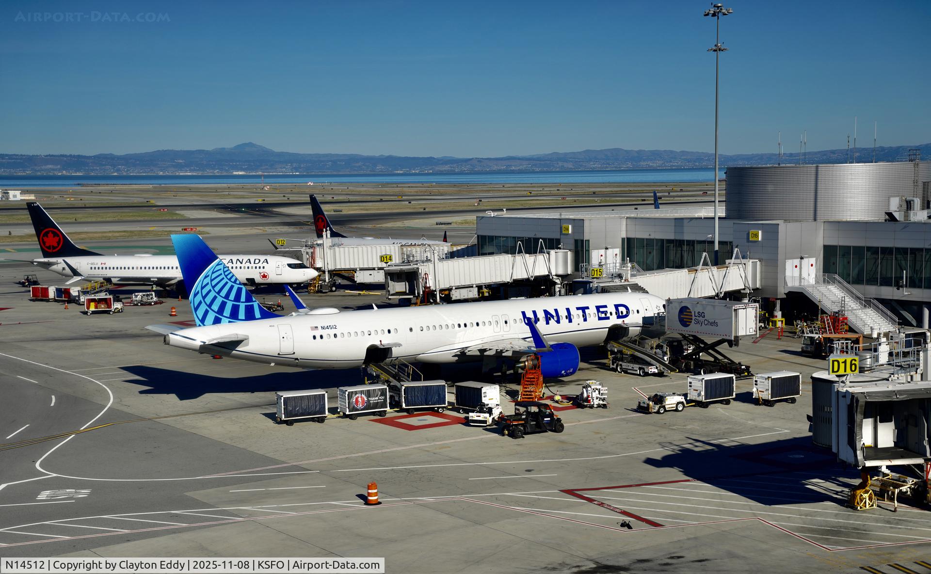 N14512, 2024 Airbus A321- 271NX C/N 11953, SFO 2025