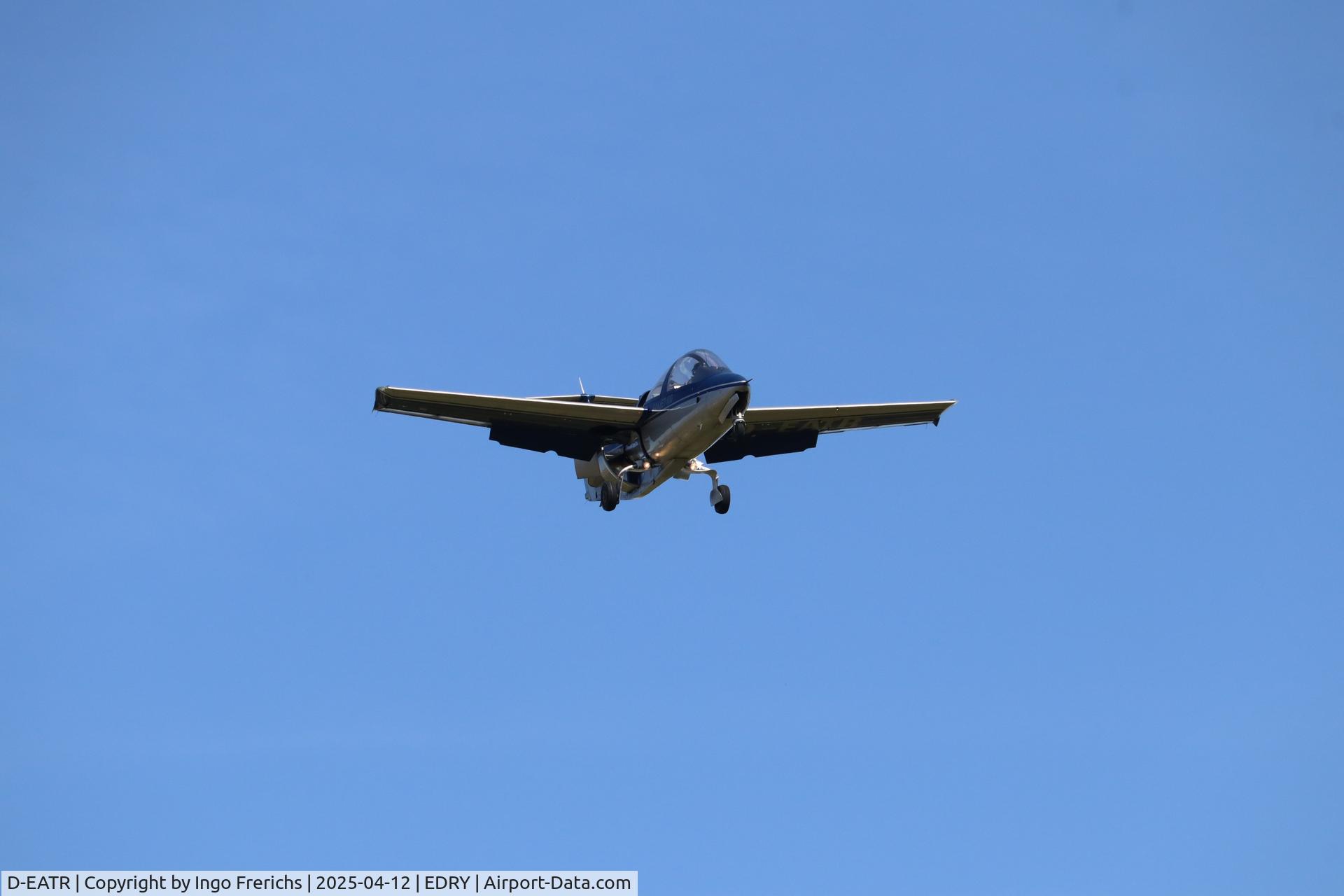 D-EATR, 1984 RFB Fantrainer 600 C/N 001, FANJET 600 D-EATR on final approach to Speyer airport. (QCS/EDRY)