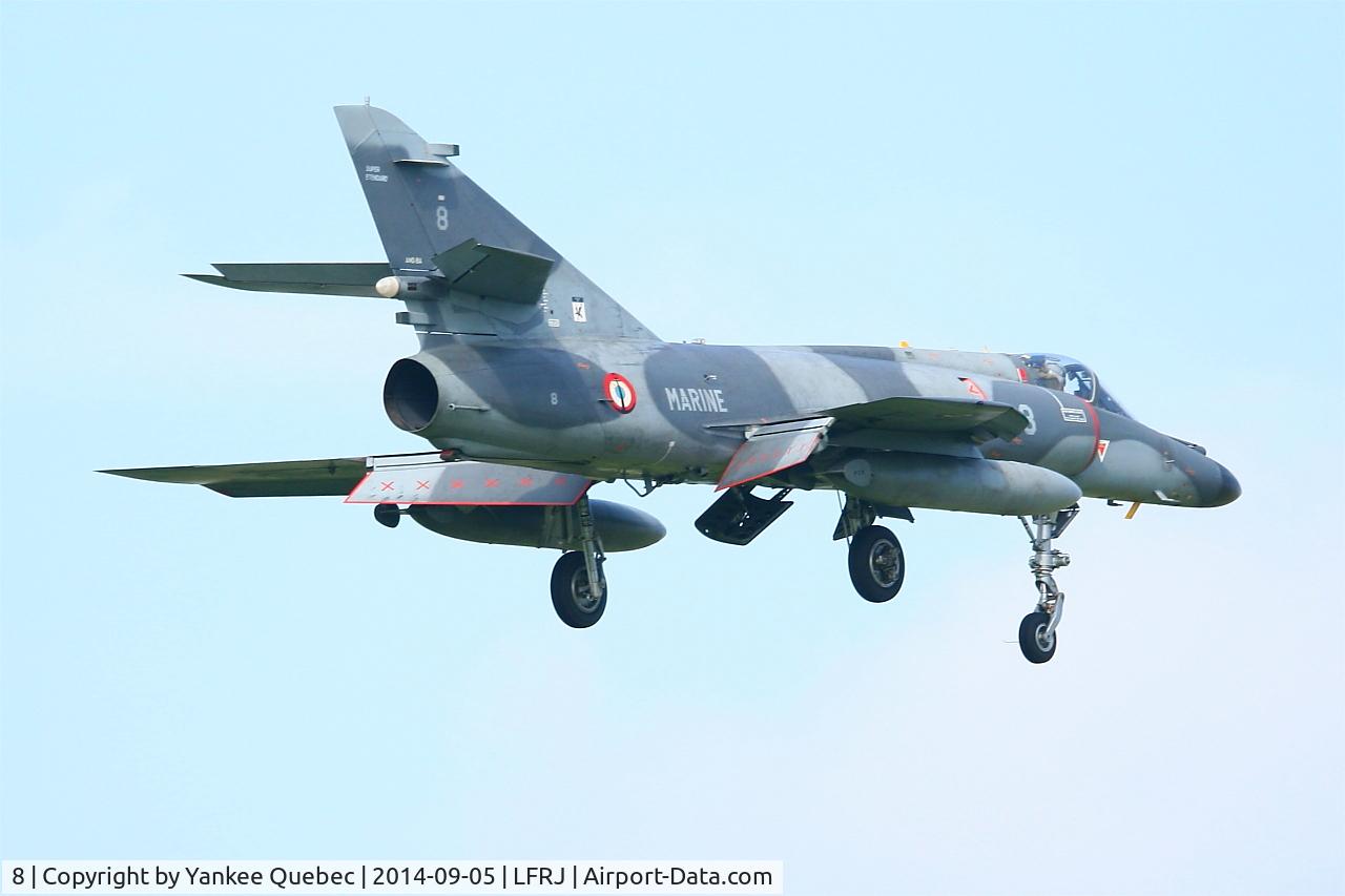 8, Dassault Super Etendard C/N 8, Dassault Super Etendard MER, Landivisiau Naval Air Base (LFRJ-LDV)