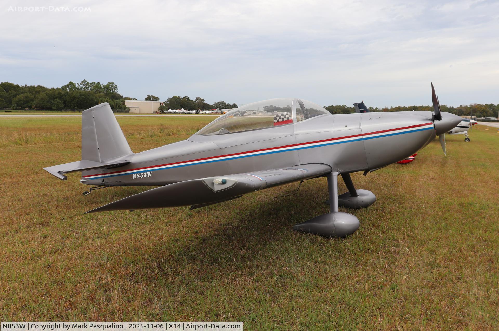 N853W, 2000 Vans RV-8 C/N 80953, Vans RV-8