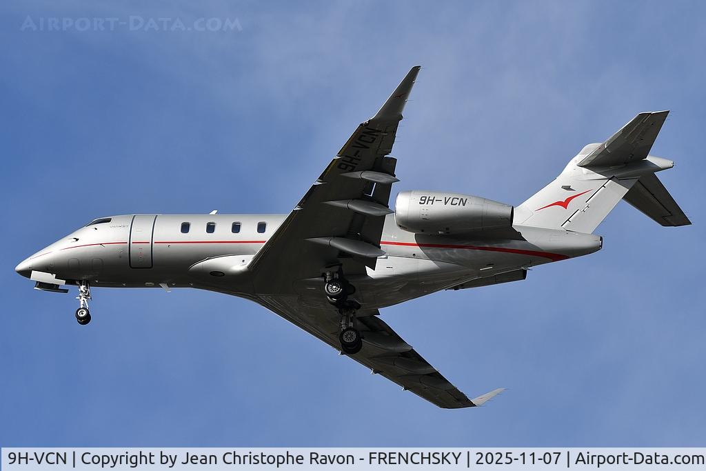 9H-VCN, 2016 Bombardier Challenger 350 (BD-100-1A10) C/N 20628, Porto (OPO)	Bordeaux (BOD)	VJT437