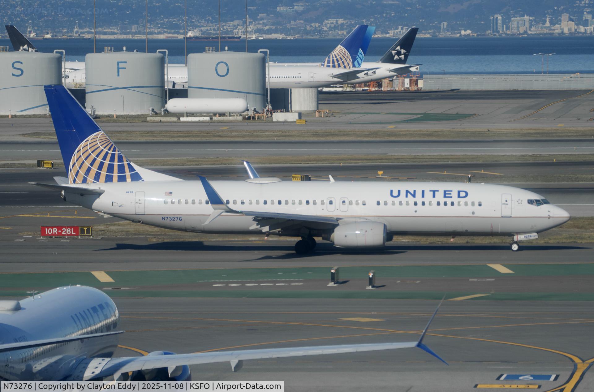 N73276, 2002 Boeing 737-824 C/N 31594, Sky Terrace SFO 2025