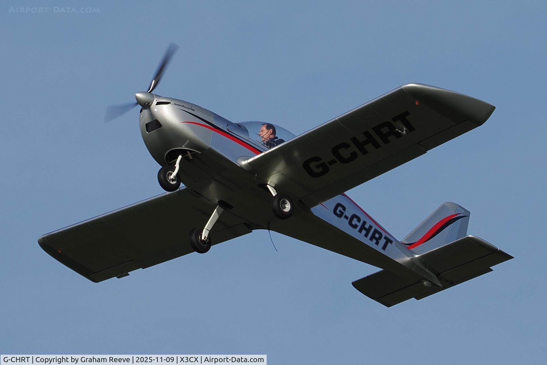 G-CHRT, 2013 Cosmik EV-97 TeamEurostar UK C/N 4103, Departing from Northrepps