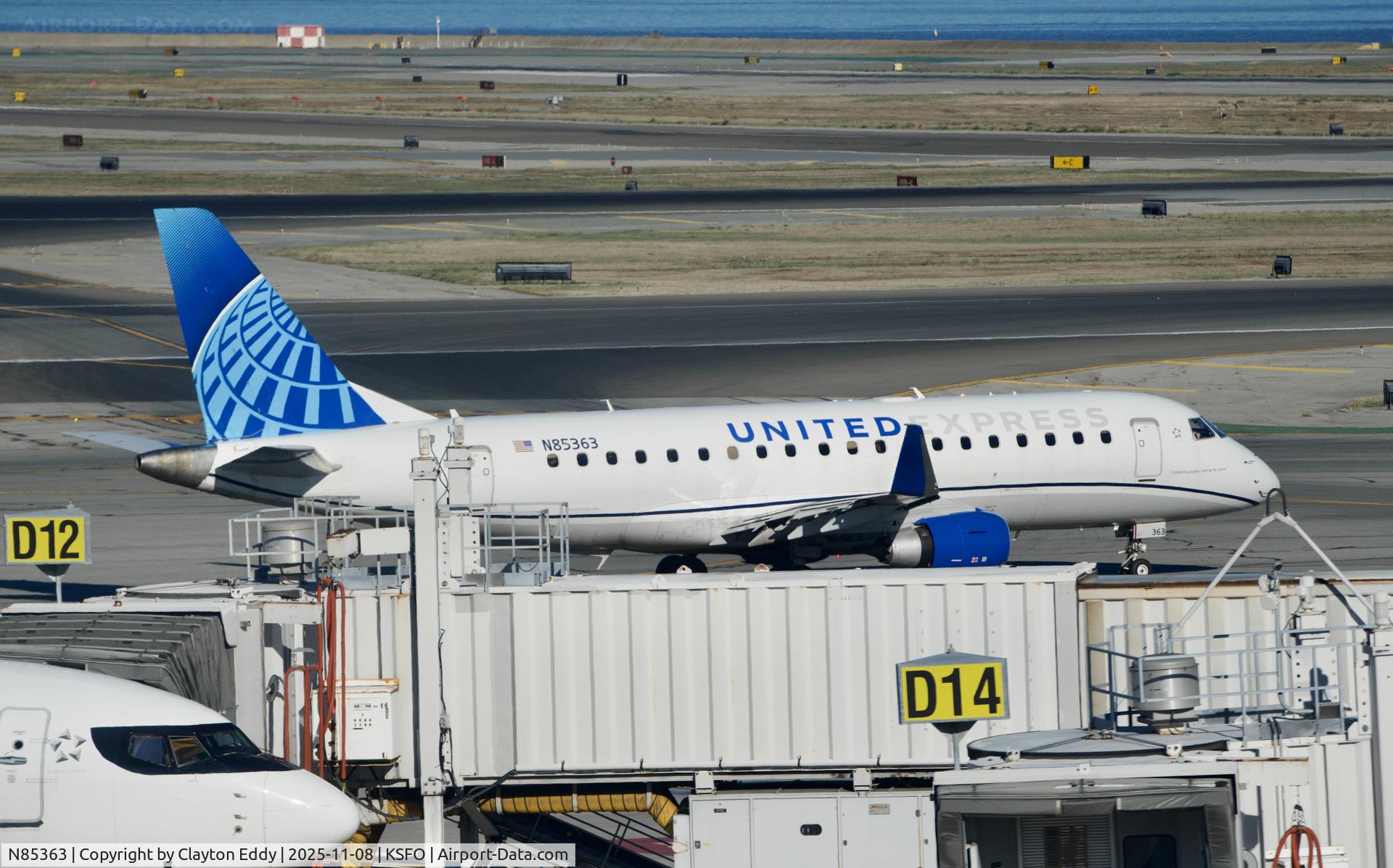 N85363, 2020 Embraer SA ERJ-175-200LL (ERJ-170LL) C/N 17000857, Sky Terrace SFO 2025