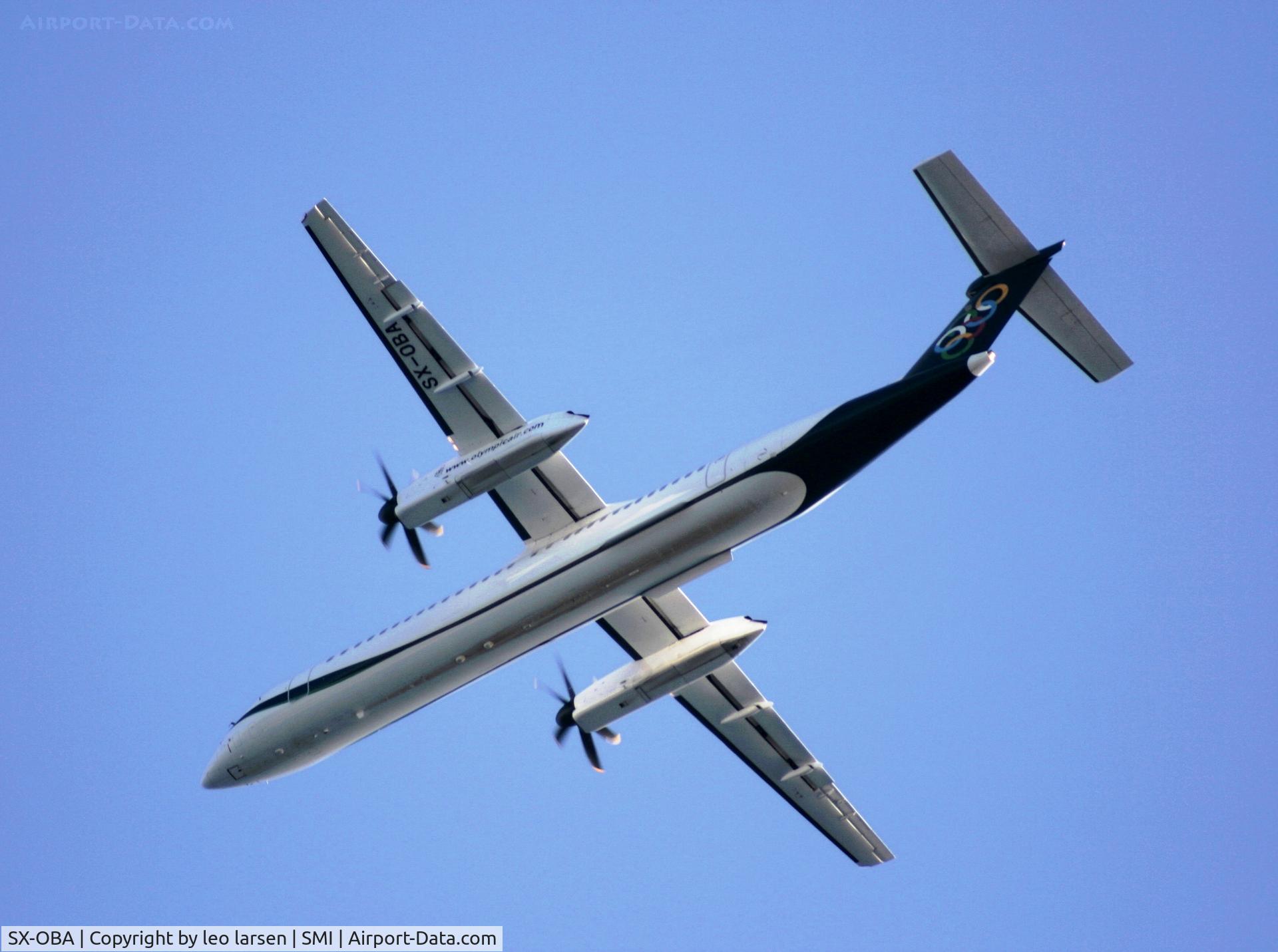 SX-OBA, 2009 De Havilland Canada DHC-8-402Q Dash 8 C/N 4267, Samos 17.9.2011