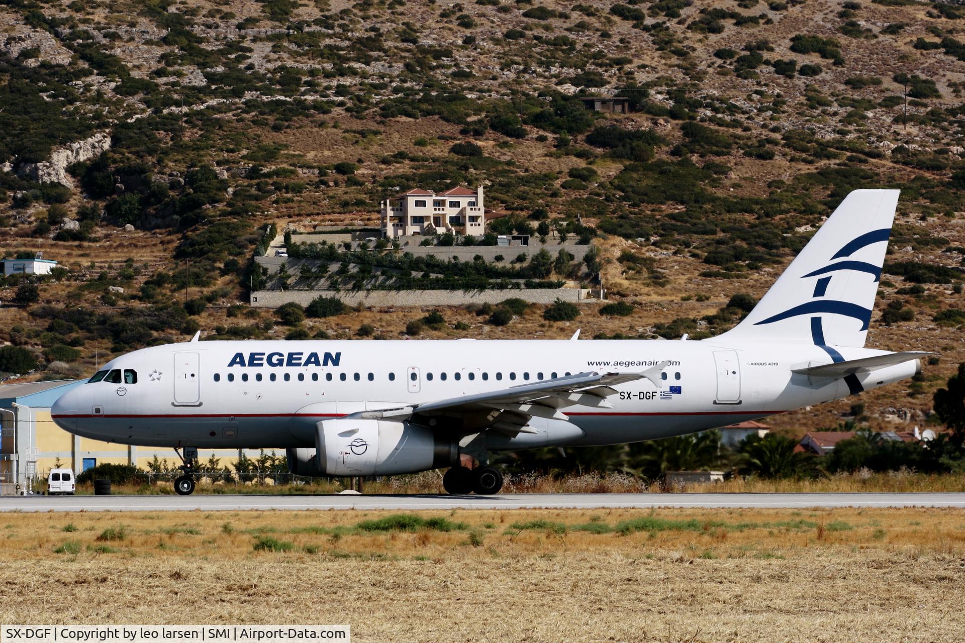 SX-DGF, 2005 Airbus A319-132 C/N 2468, Samos 16.9.2011