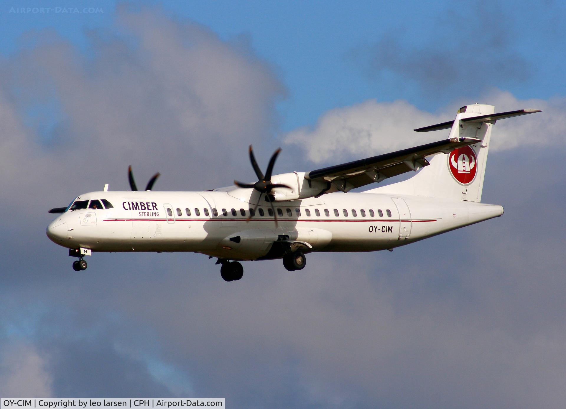 OY-CIM, 1995 ATR 72-212A C/N 468, Copenhagen 1.9.2011