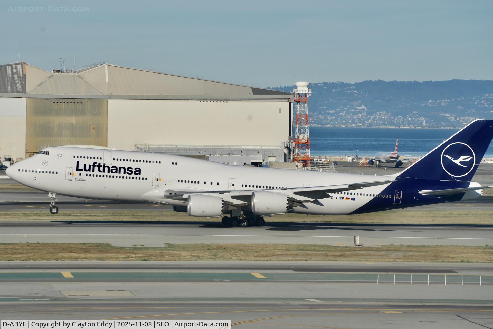 D-ABYF, 2012 Boeing 747-830 C/N 37830, Sky Terrace SFO 2025
