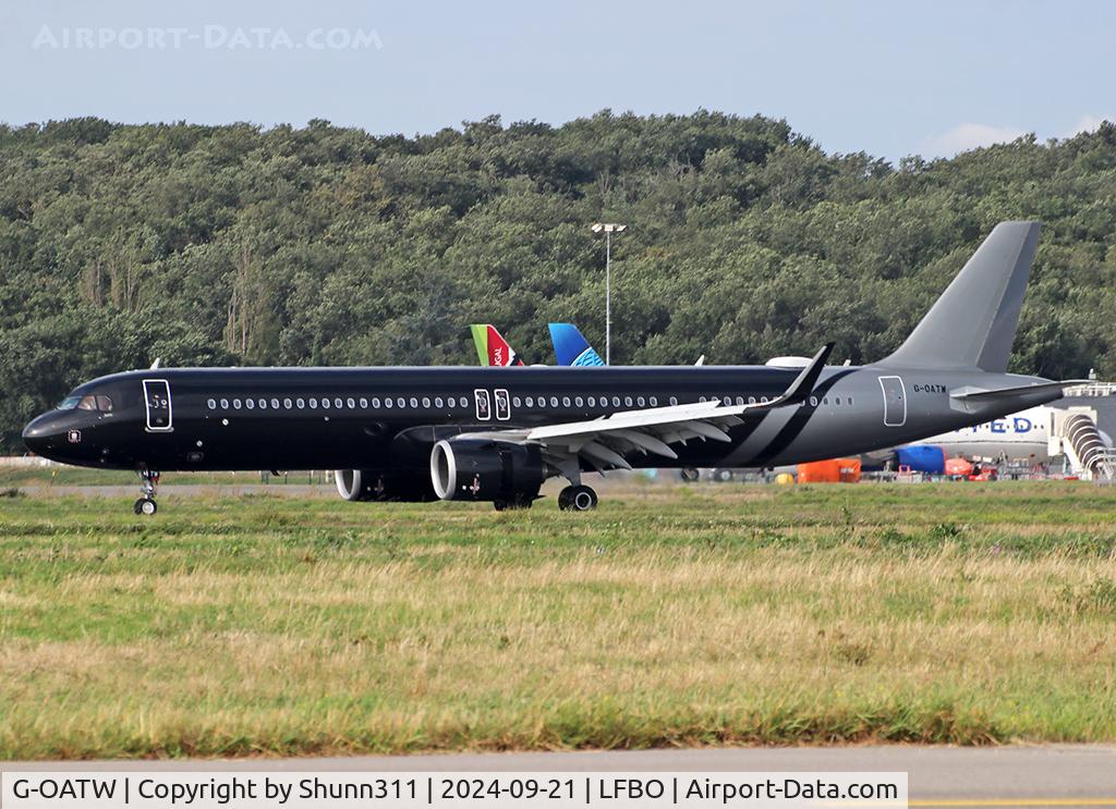 G-OATW, 2021 Airbus A321-253NX C/N 10238, Landing rwy 14R... British Airways flight...