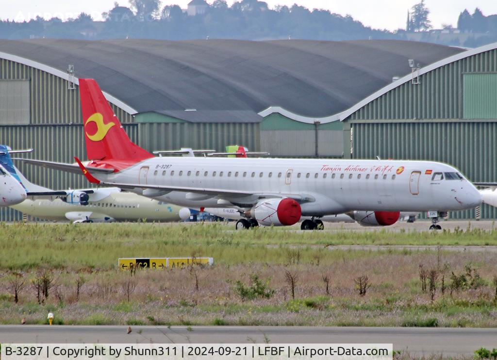 B-3287, 2018 Embraer ERJ-195LR (ERJ-190-200LR) C/N 19000747, Stored...