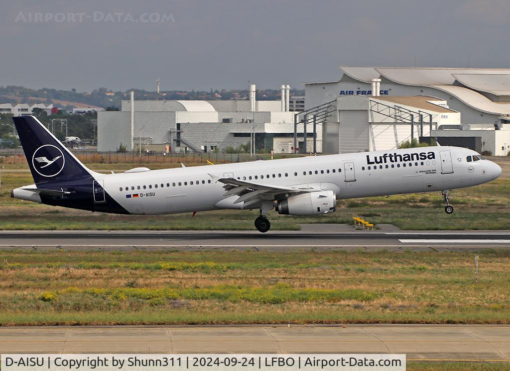 D-AISU, 2009 Airbus A321-231 C/N 4016, Landing rwy 14R in new c/s