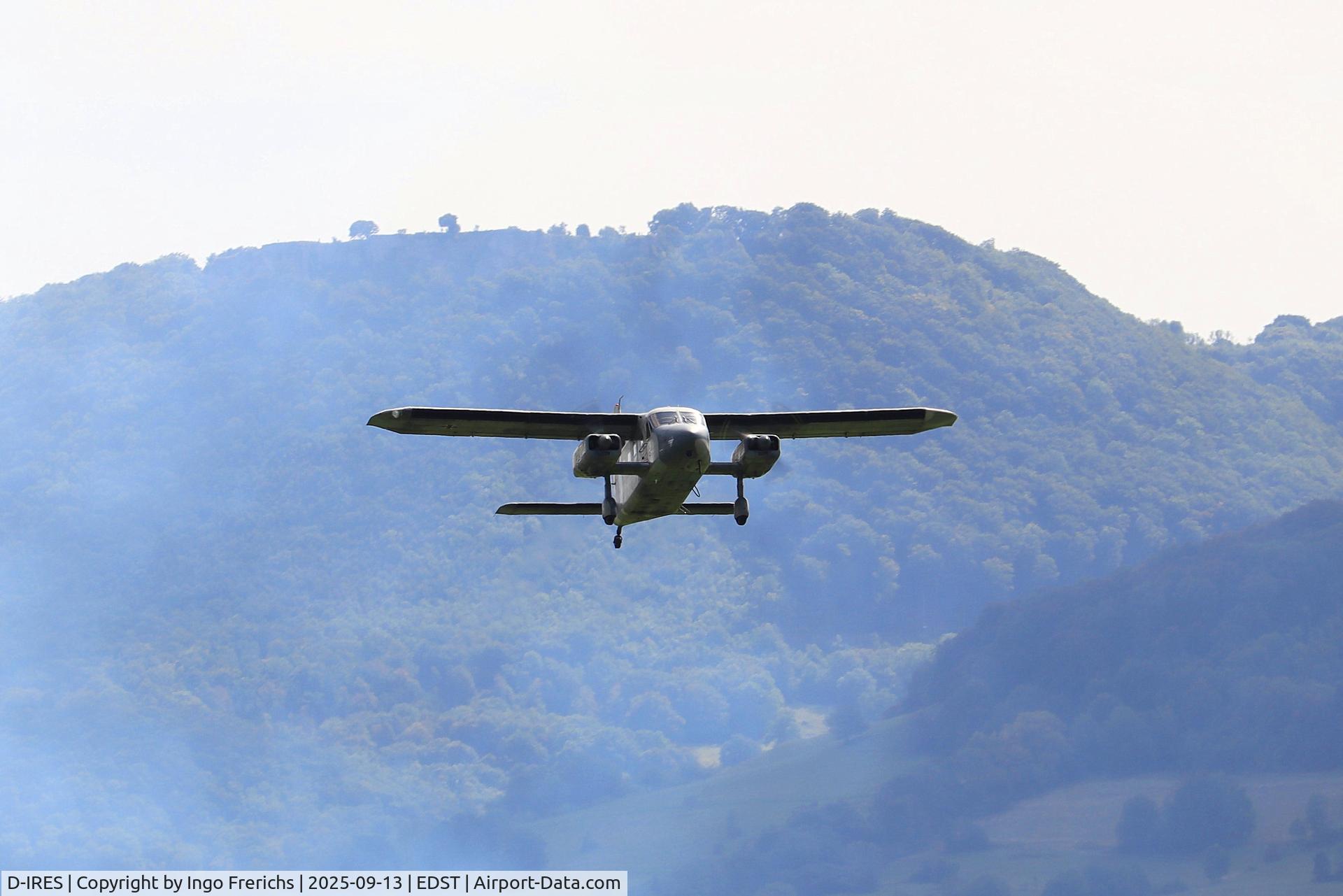 D-IRES, Dornier Do-28D-2 Skyservant C/N 4186, Dornier Do 28D-2 D-IRES takes off from Hahnweide airfield at OTT 2025