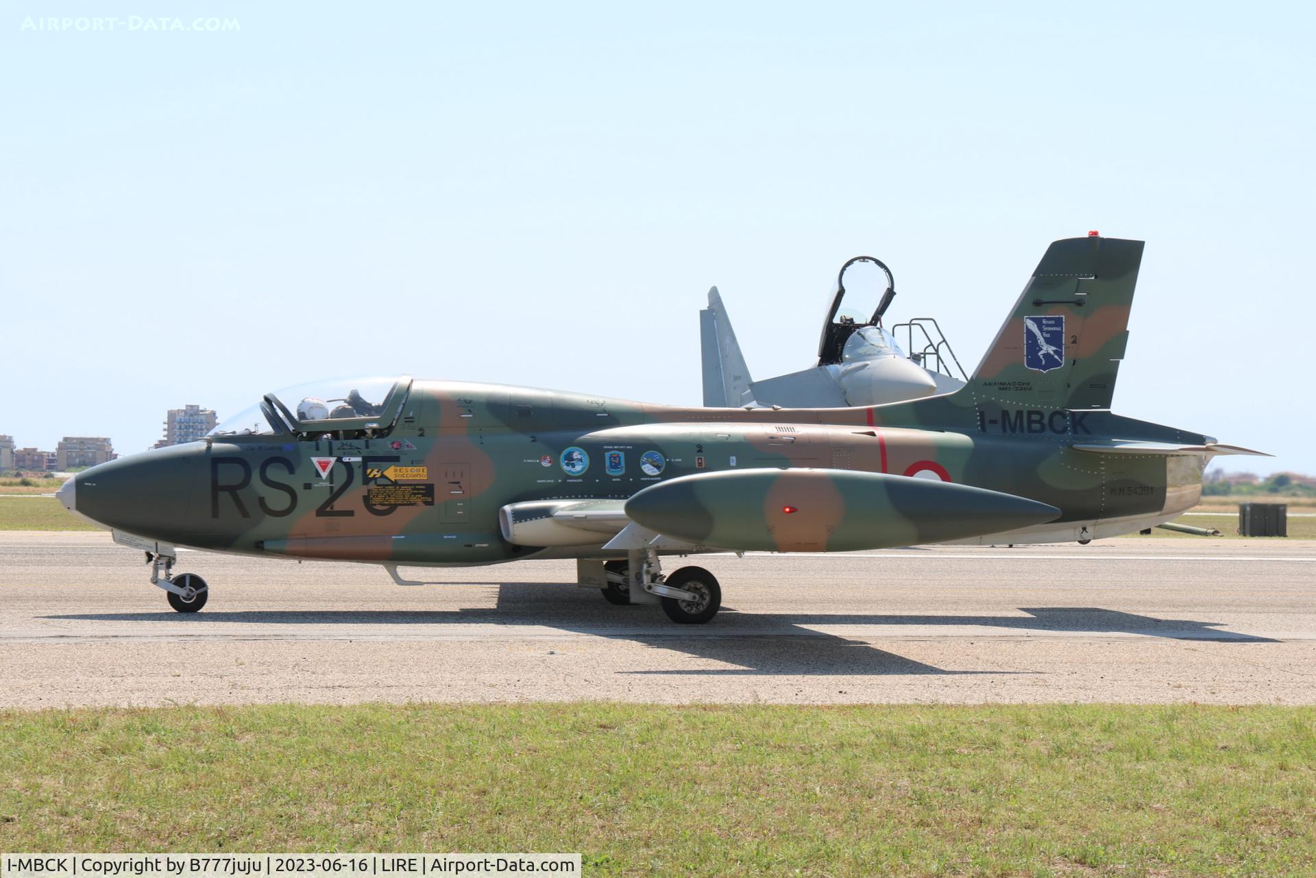 I-MBCK, Aermacchi MB-326K C/N 6478/219, at LIRE