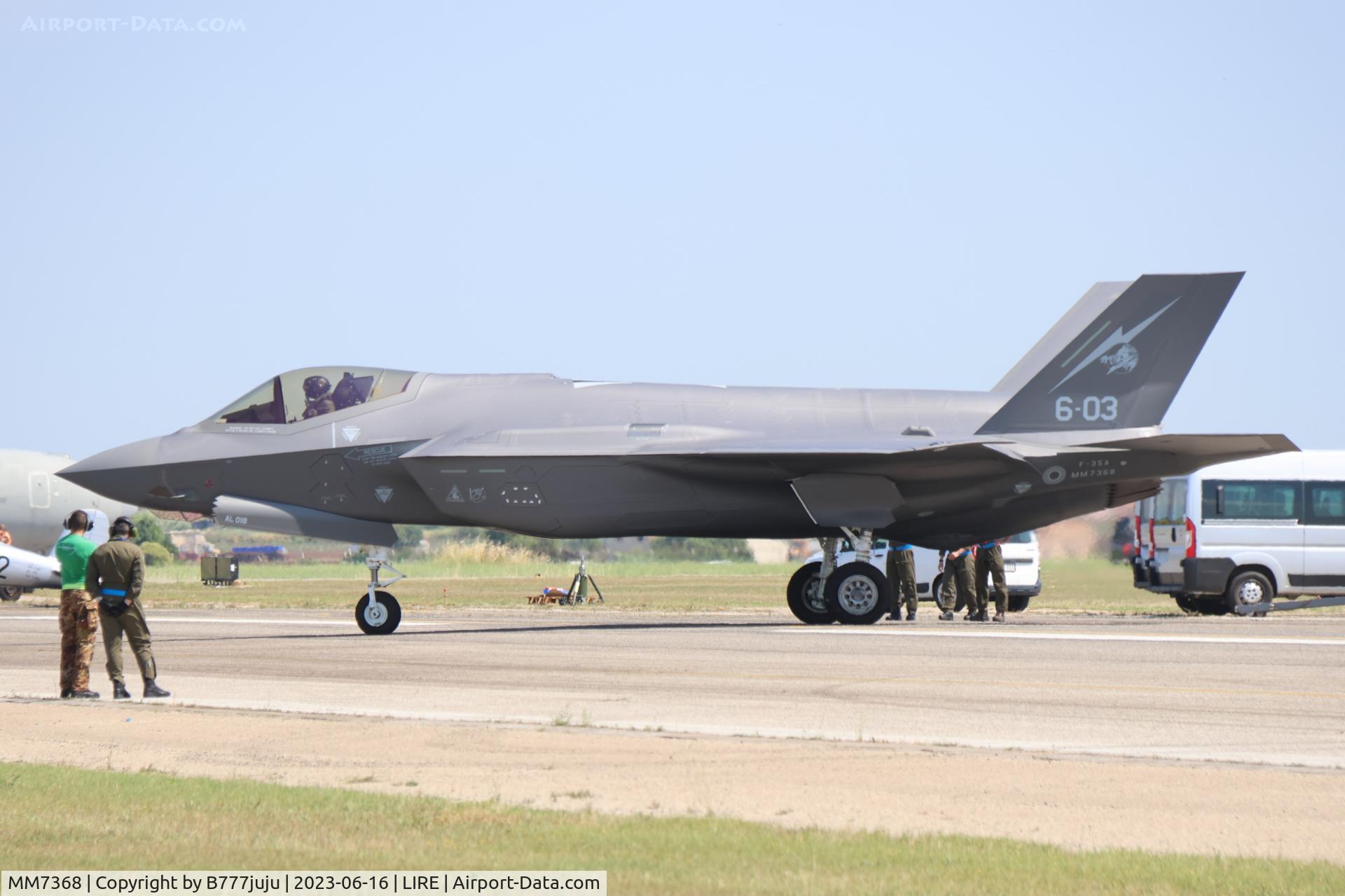 MM7368, Lockheed Martin F-35A C/N AL-18, at LIRE