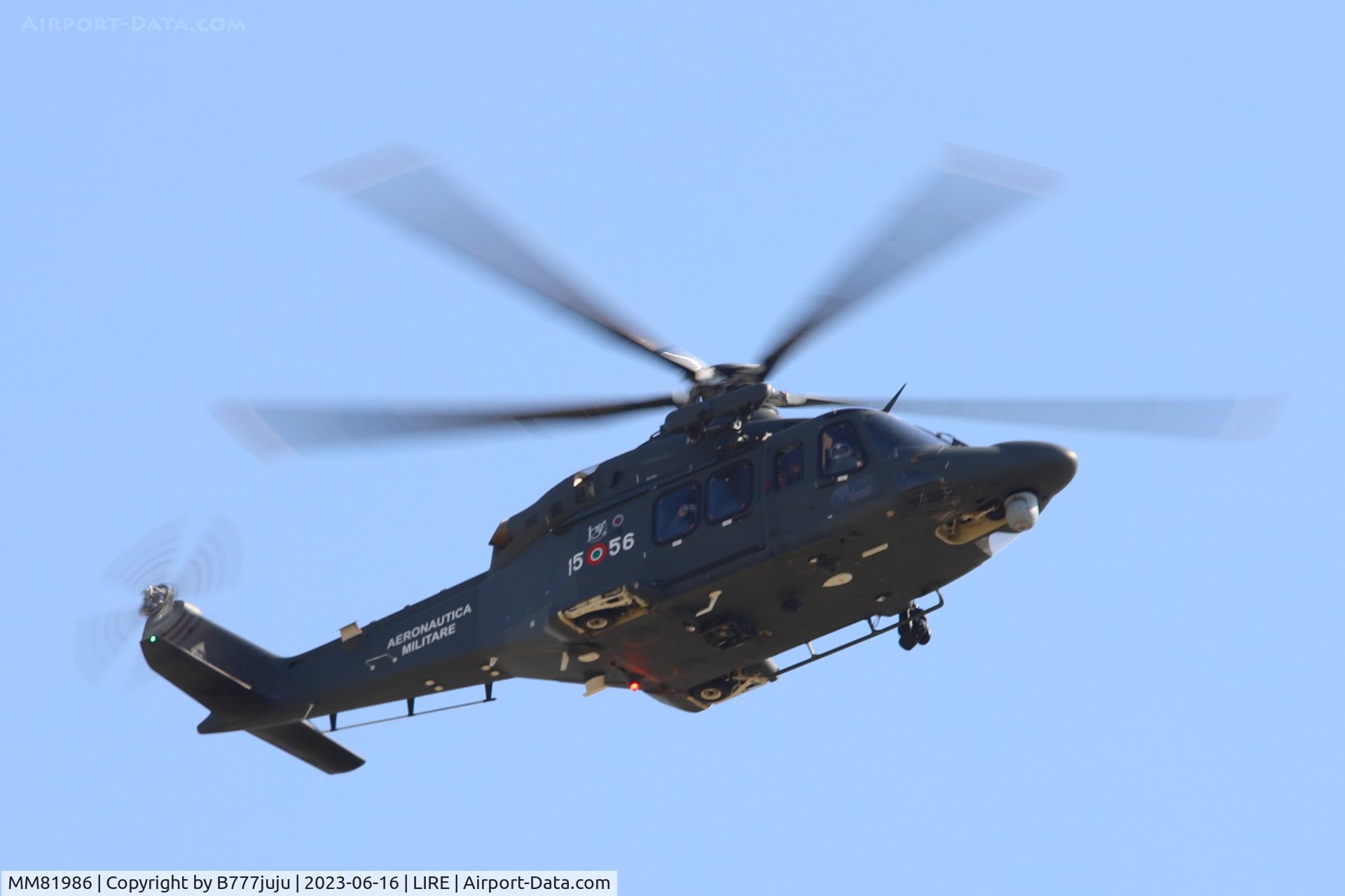 MM81986, Leonardo AW139 C/N 31905, at LIRE