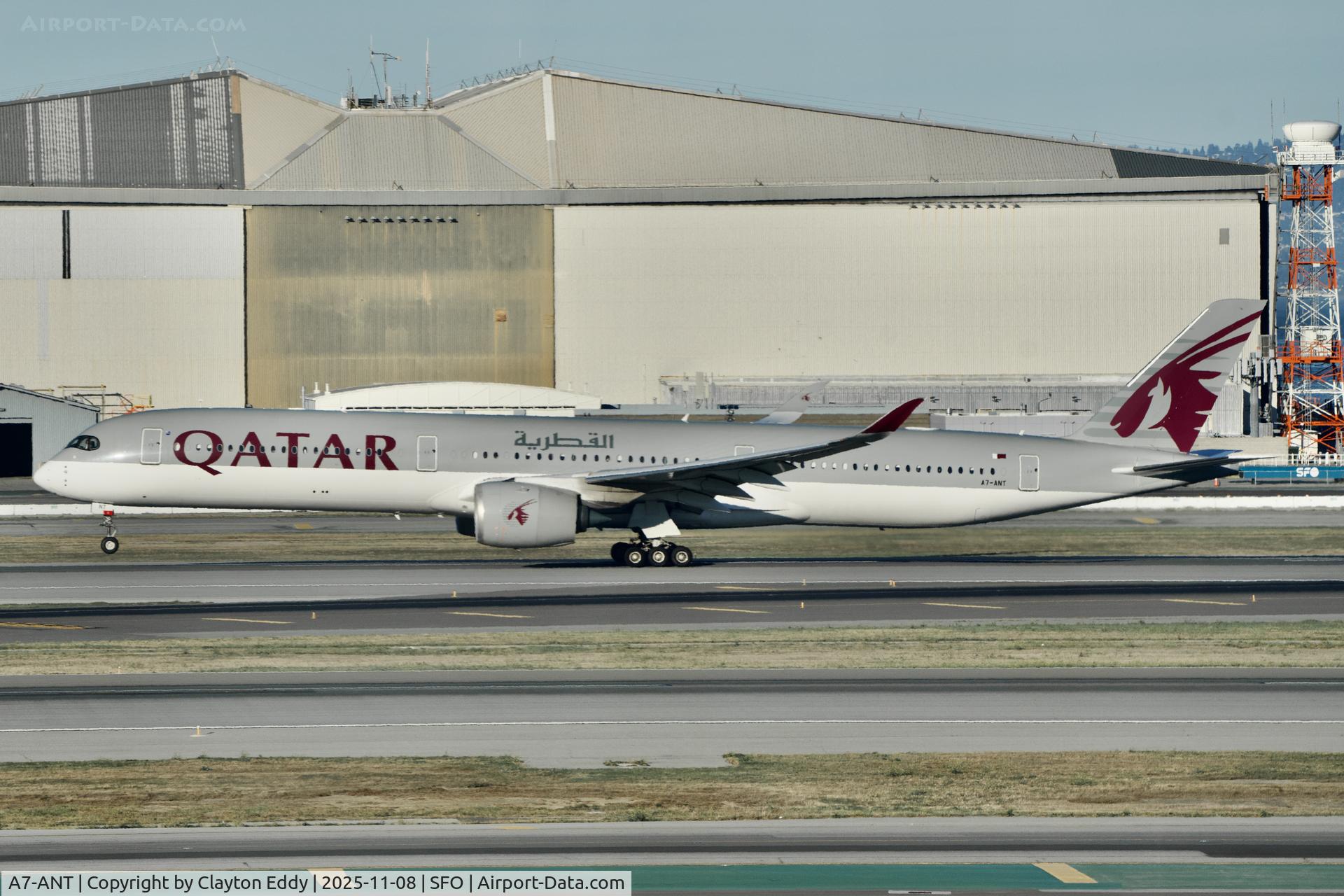 A7-ANT, 2023 Airbus A350-1041 C/N 430, Sky Terrace SFO 2025