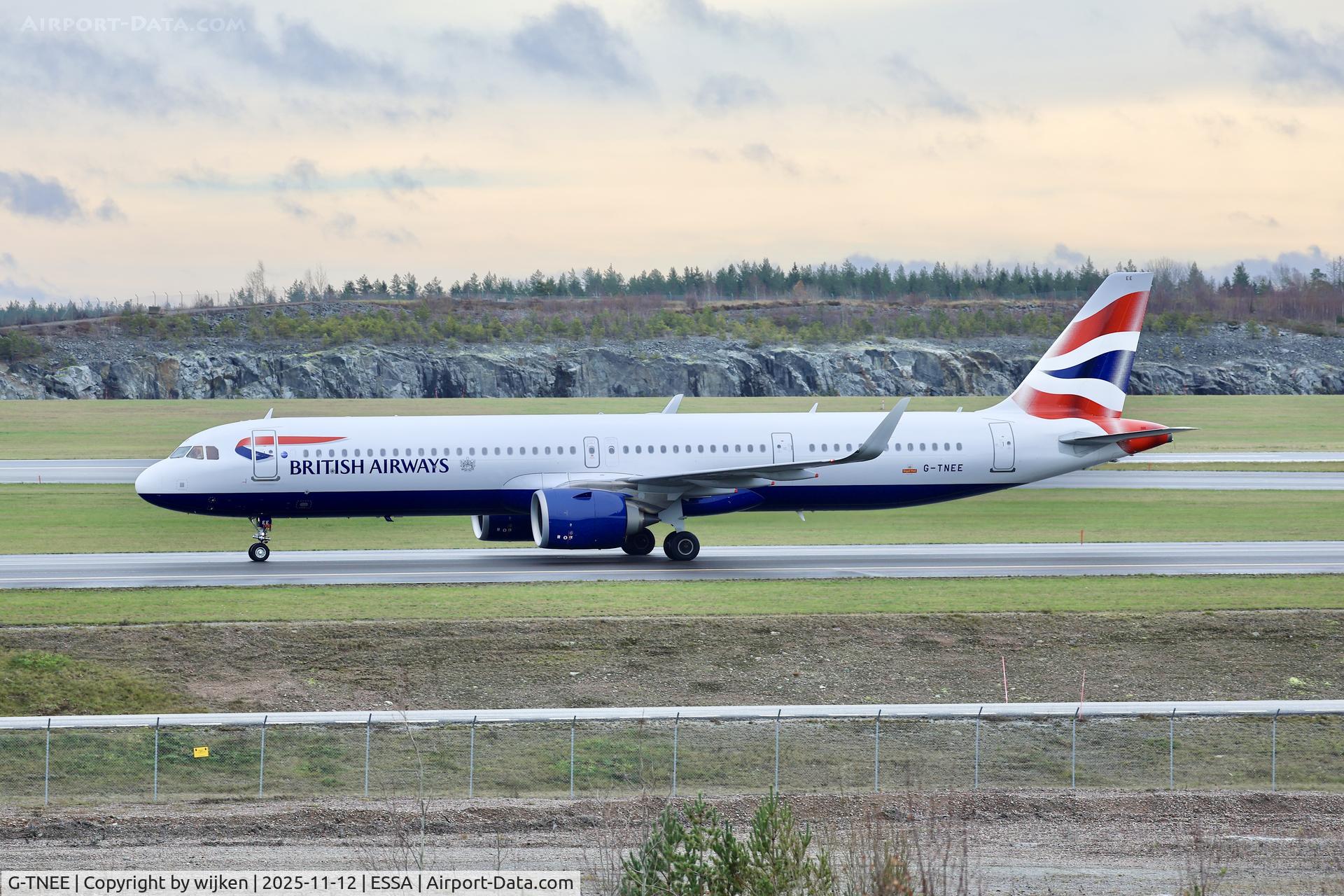 G-TNEE, 2024 Airbus A321-251NX C/N 12015, Twy W