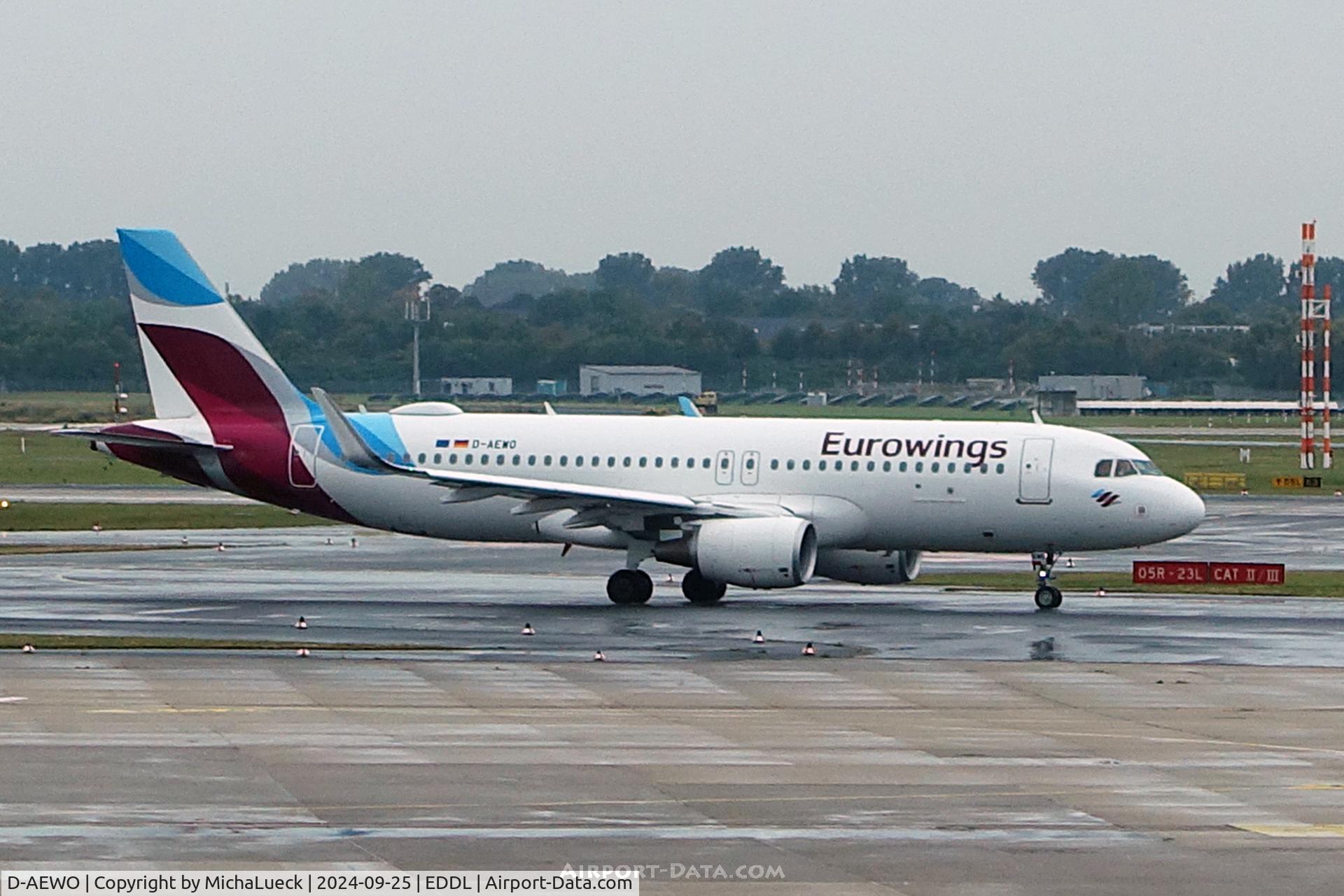 D-AEWO, 2016 Airbus A320-214 C/N 7394, At Düsseldorf